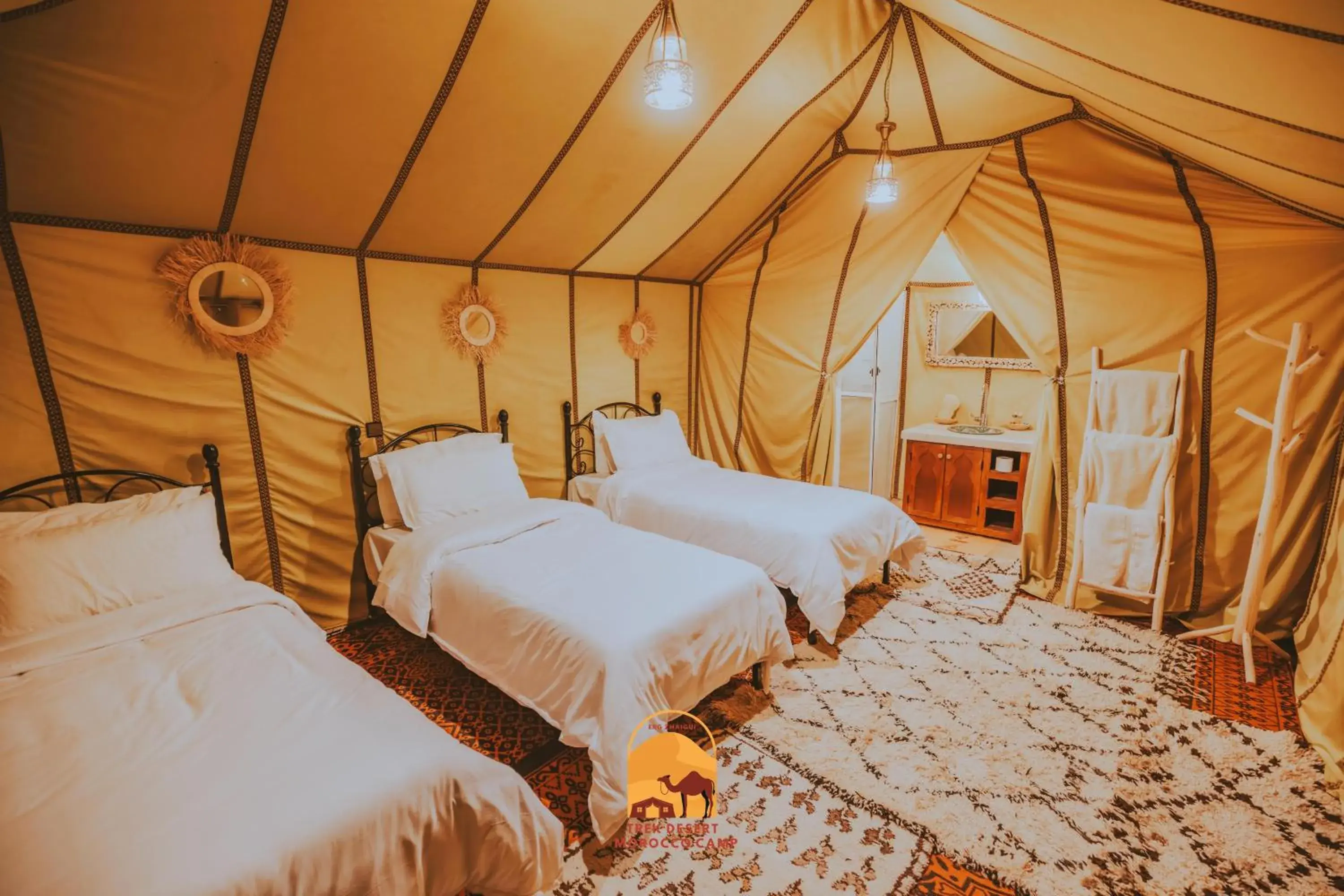 Triple Room with Garden View in Trek desert Morocco srul Triple Room with Garden View in Trek desert Morocco srul