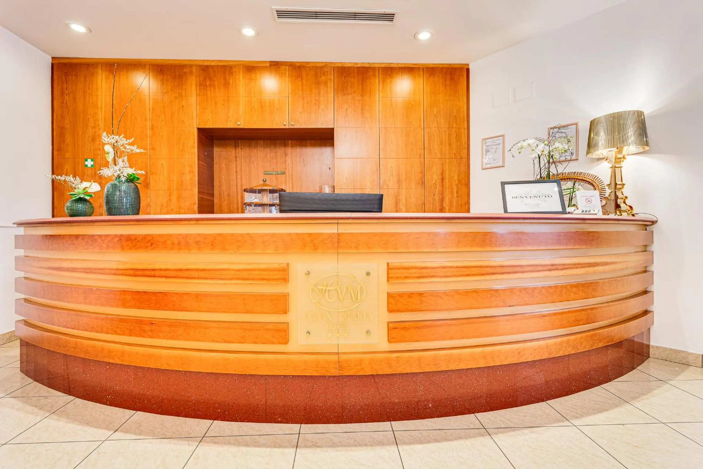 Lobby or reception in HOTEL VILLA MARIA