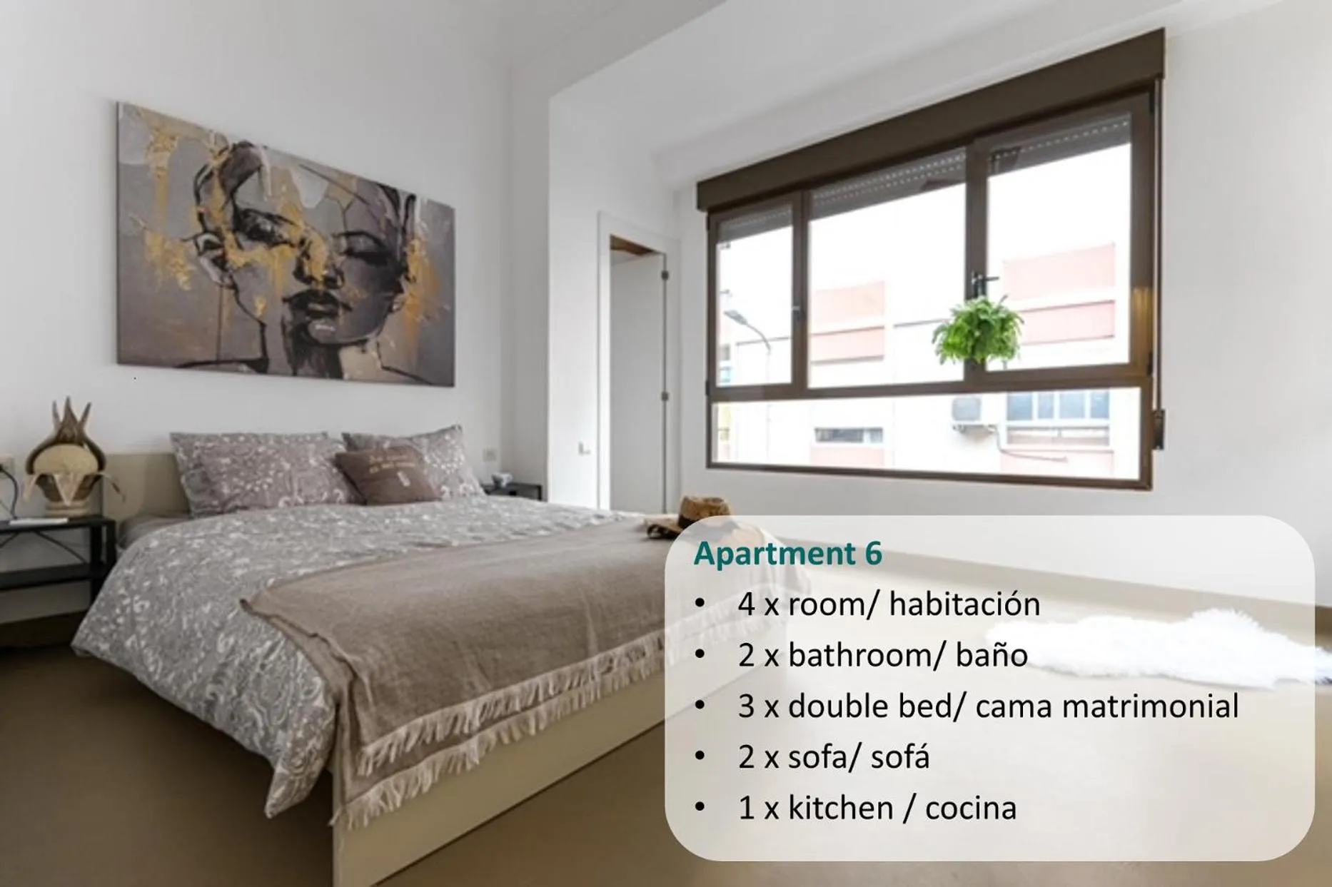 Bed in Soho Boho Apartments - with sunny rooftop terrace and fiber optic internet
