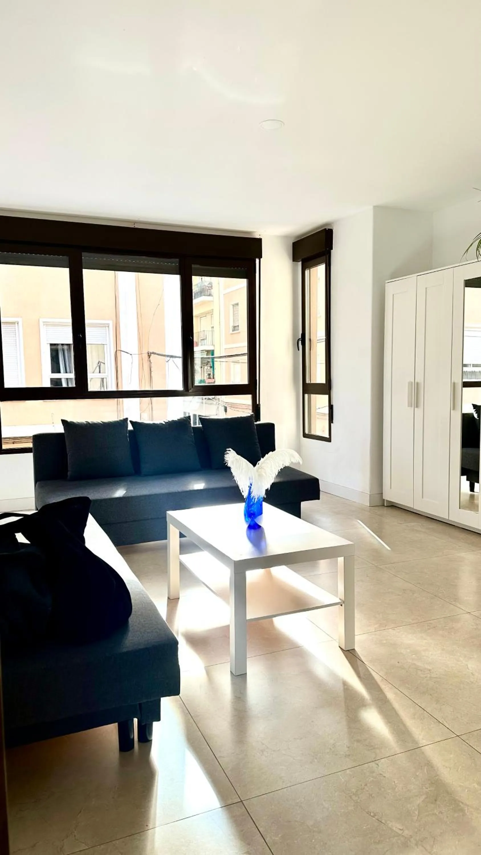 Living room in Soho Boho Apartments - with sunny rooftop terrace and fiber optic internet