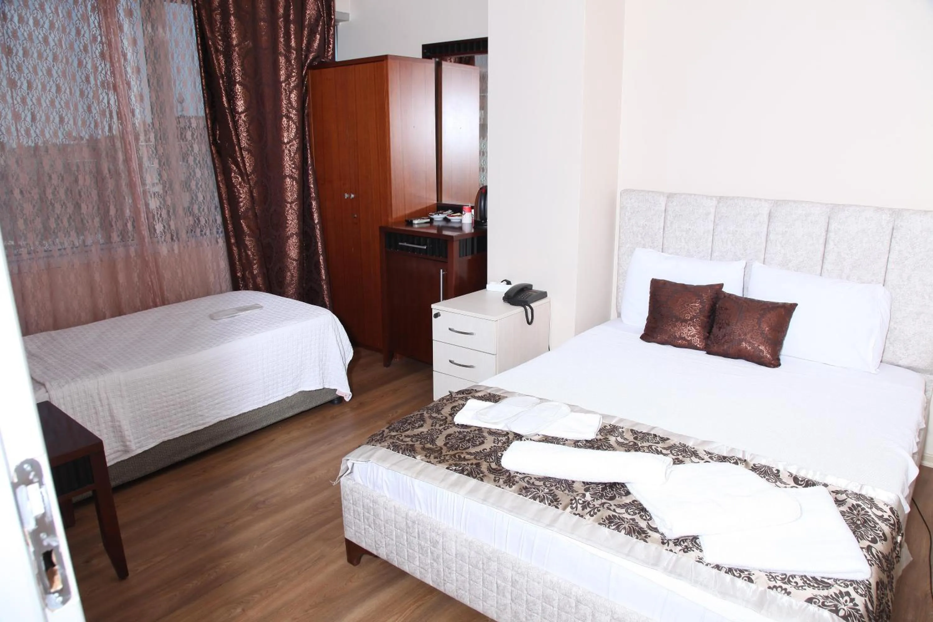 Bed in Çamlıca Tower Hotel