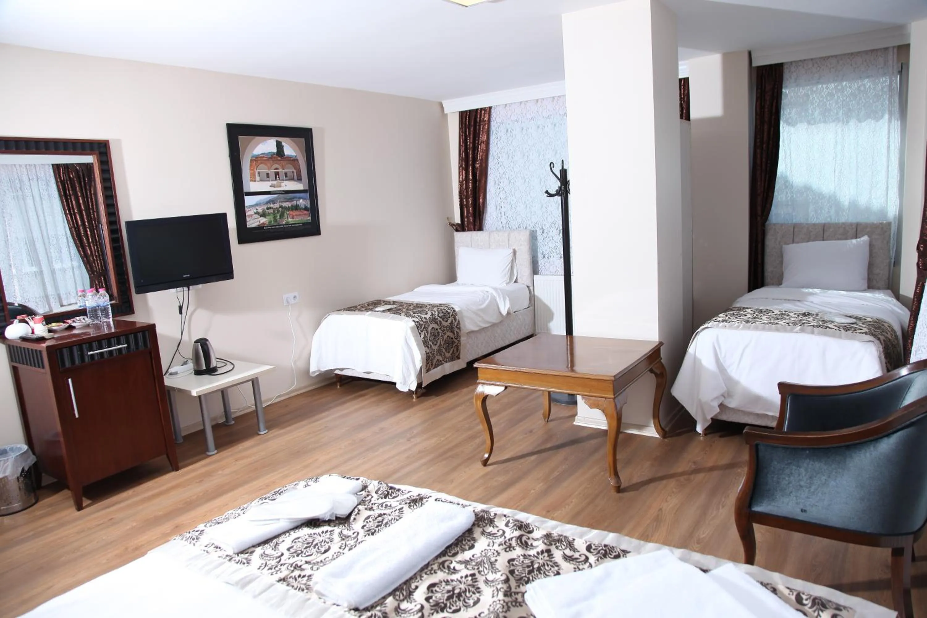 Bed in Çamlıca Tower Hotel