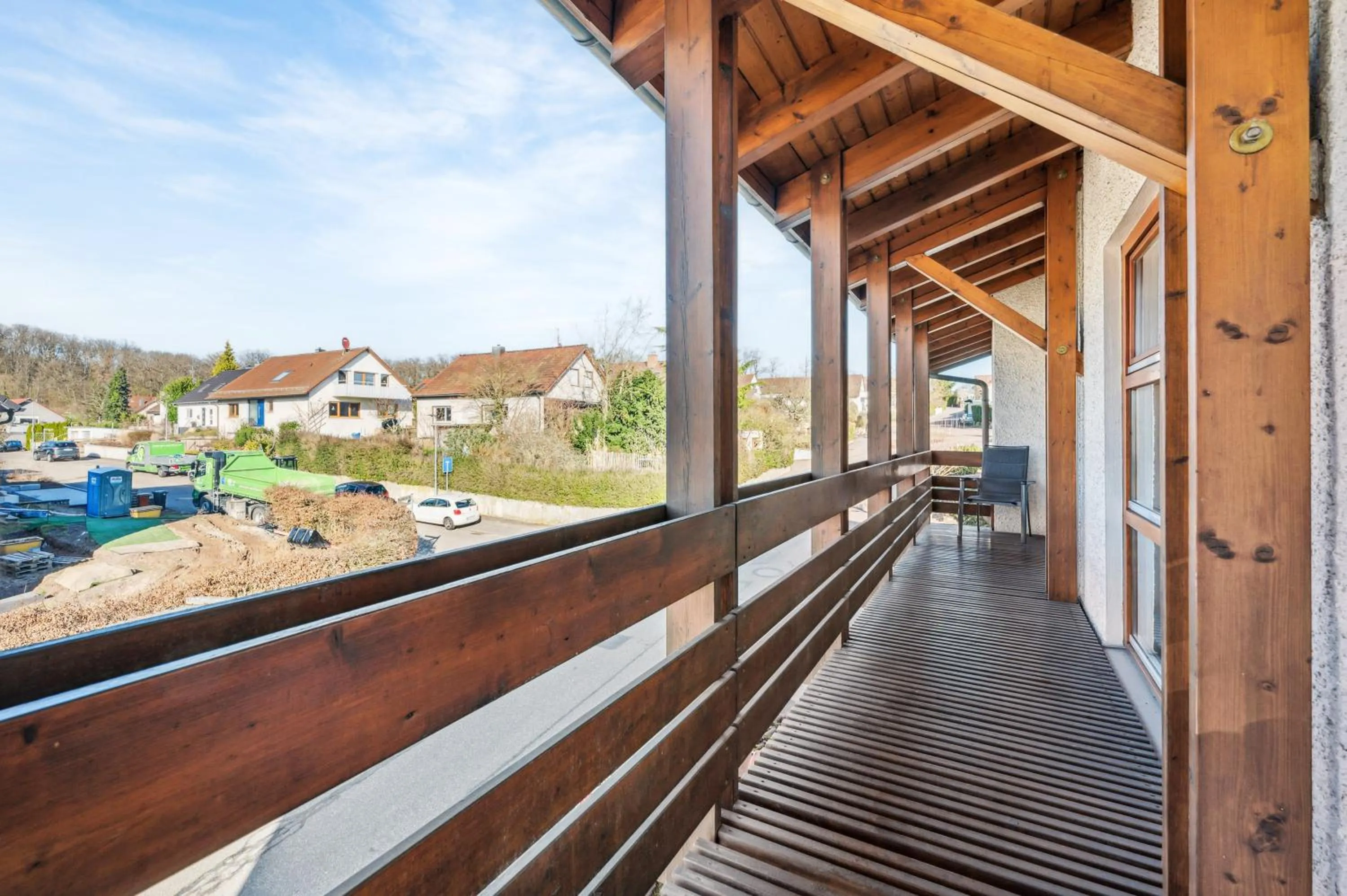 Balcony/Terrace in Gästehaus Hartwig