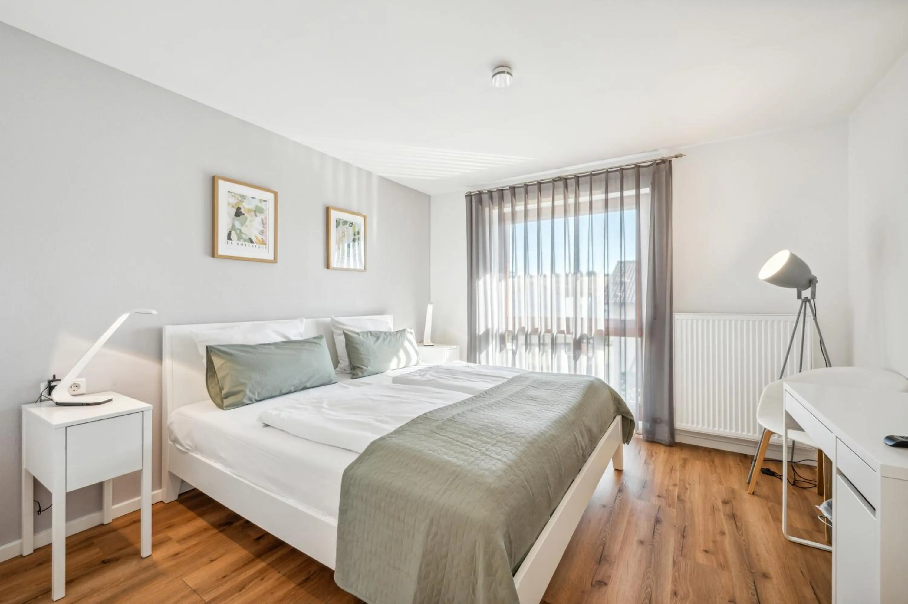 Photo of the whole room, Bed in Gästehaus Hartwig