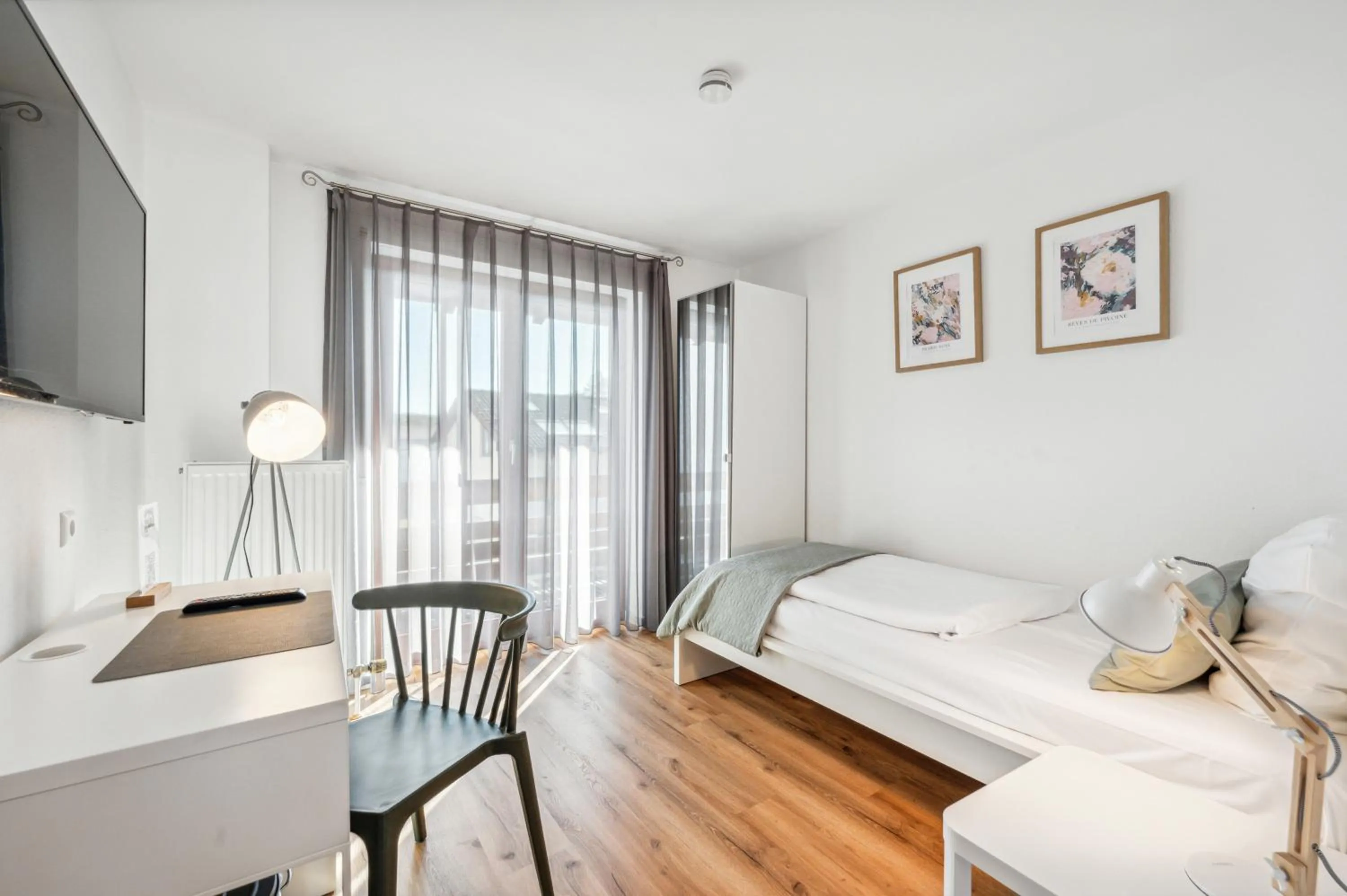 Photo of the whole room, Bed in Gästehaus Hartwig