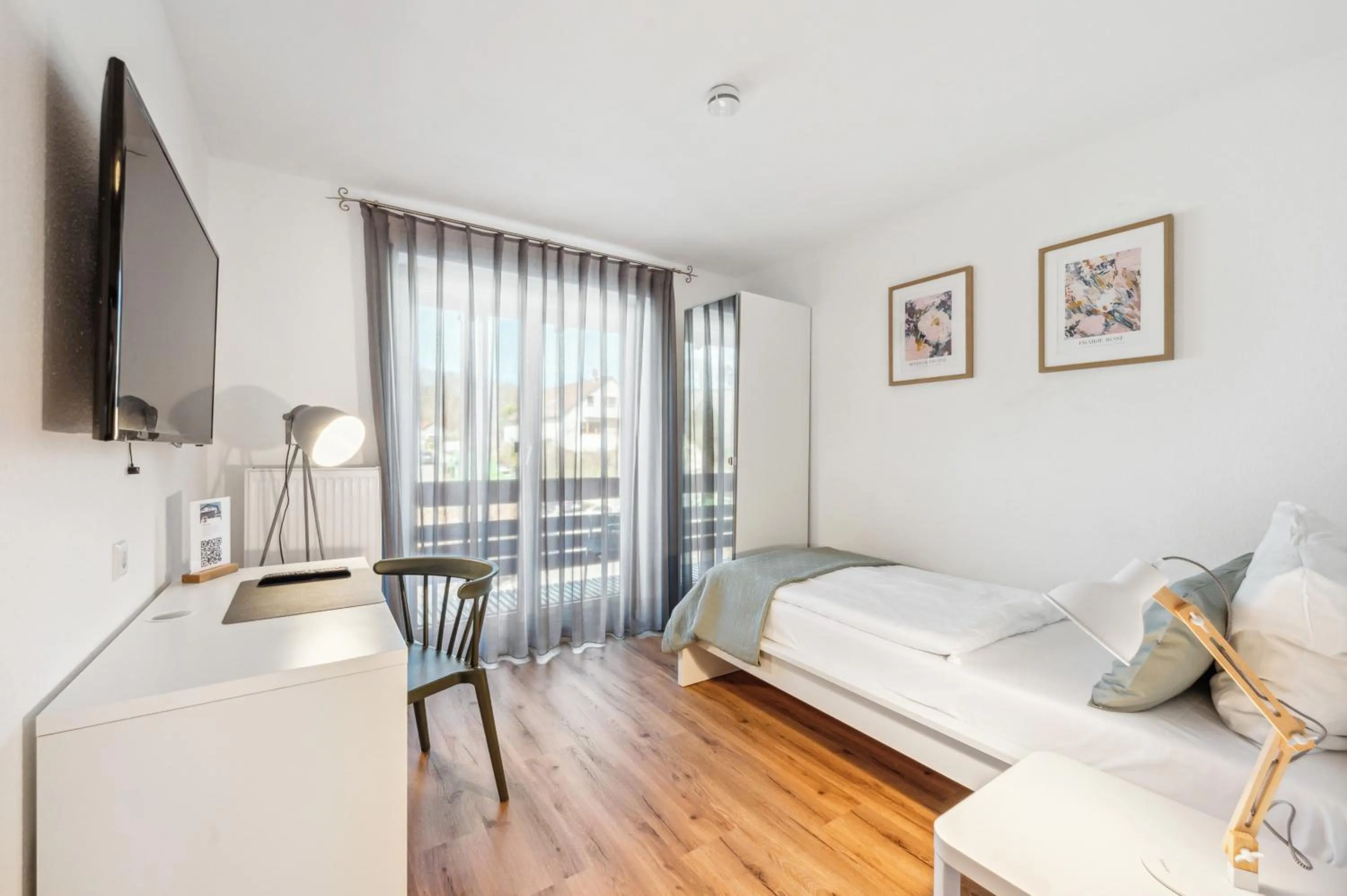 Photo of the whole room, Bed in Gästehaus Hartwig