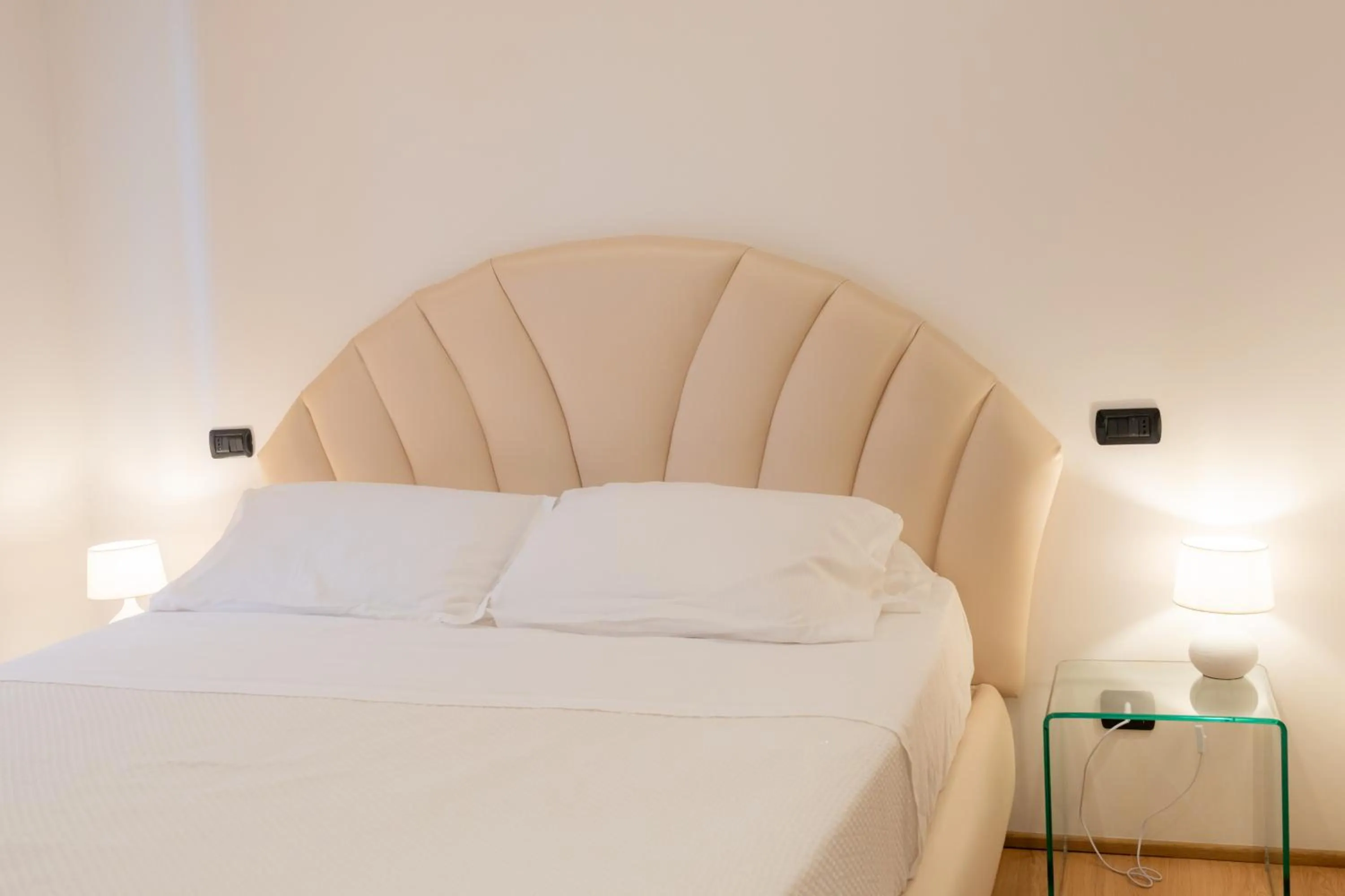 Bed in Hotel Florida Lerici