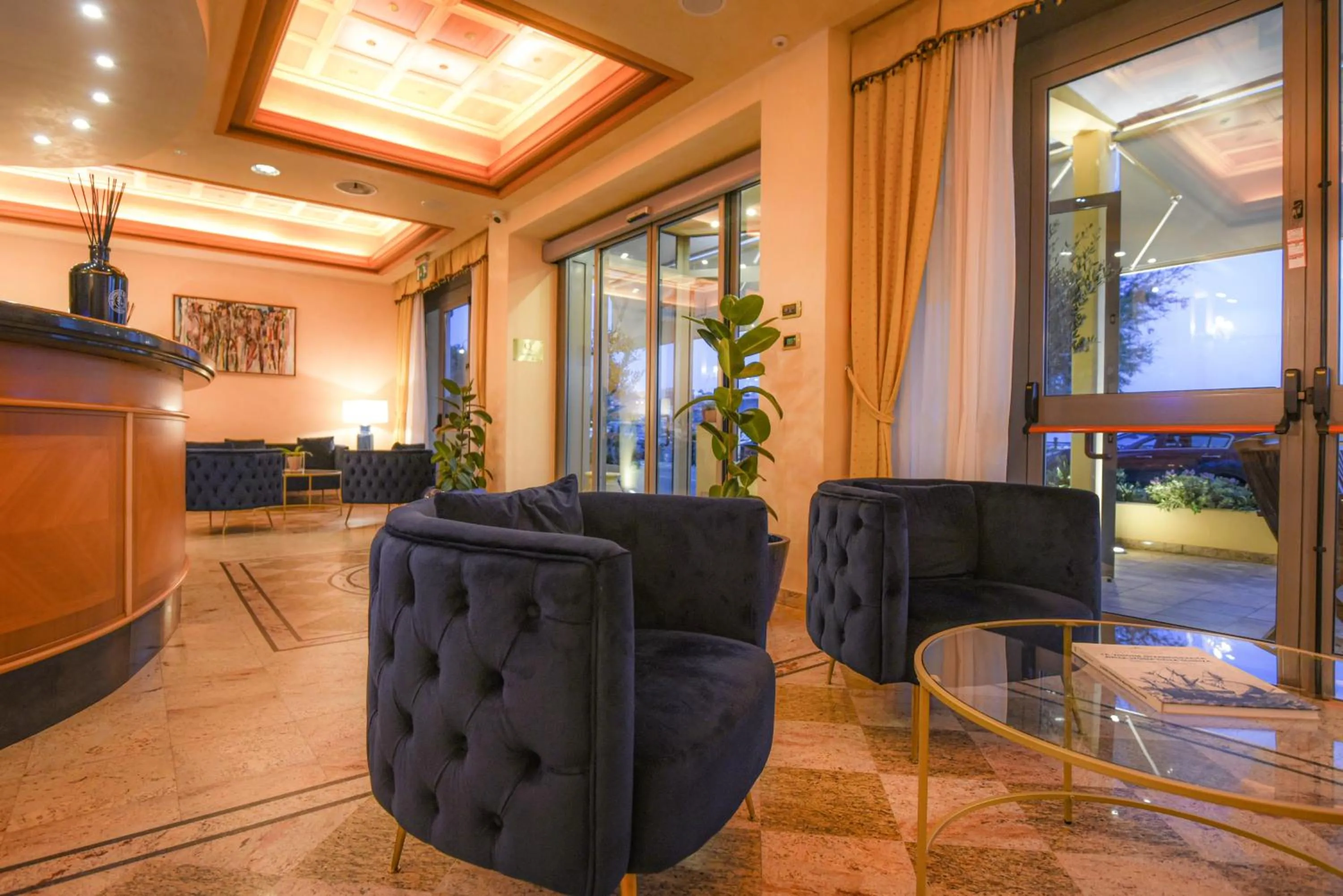 Lobby or reception in Hotel Florida Lerici
