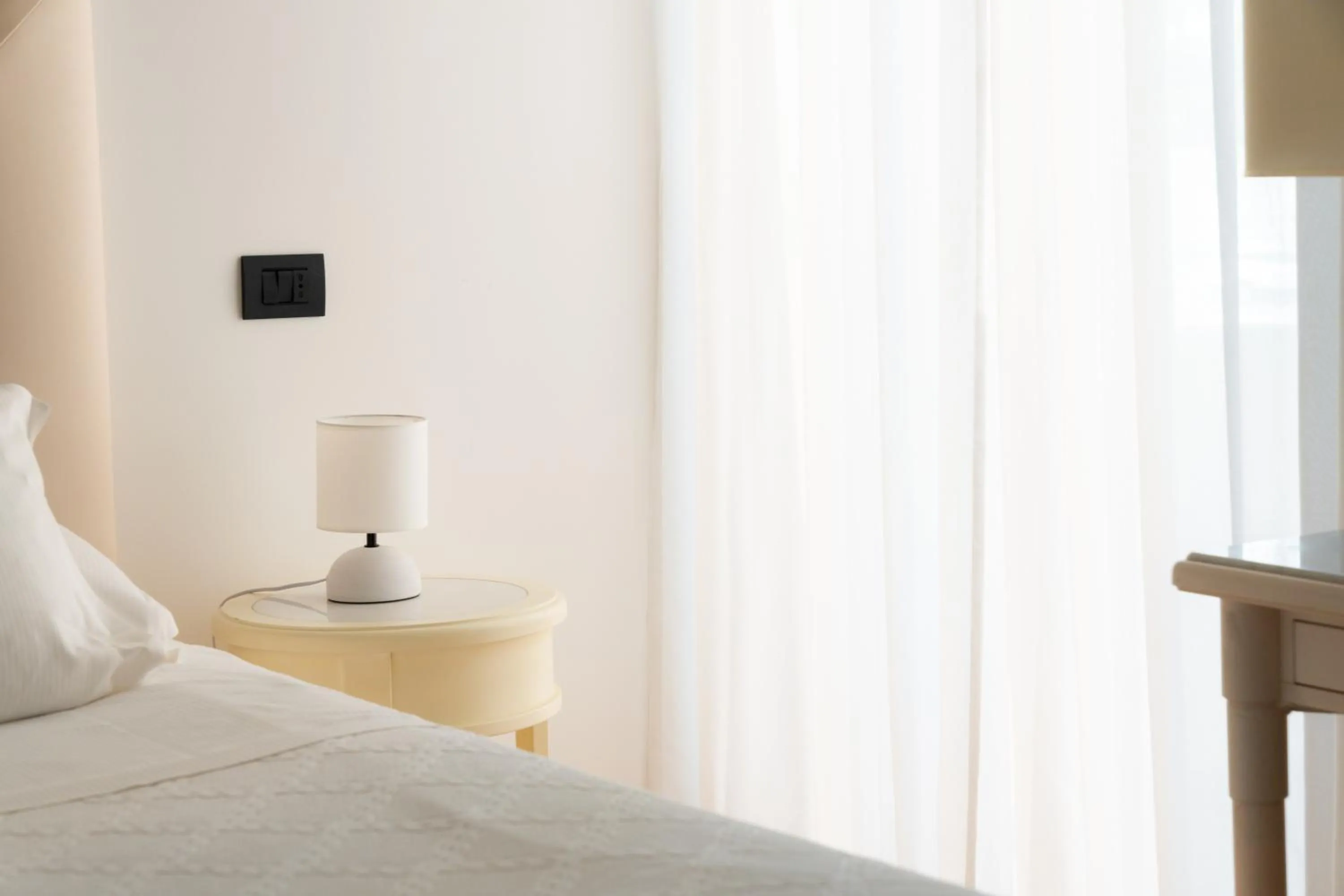 Bed in Hotel Florida Lerici