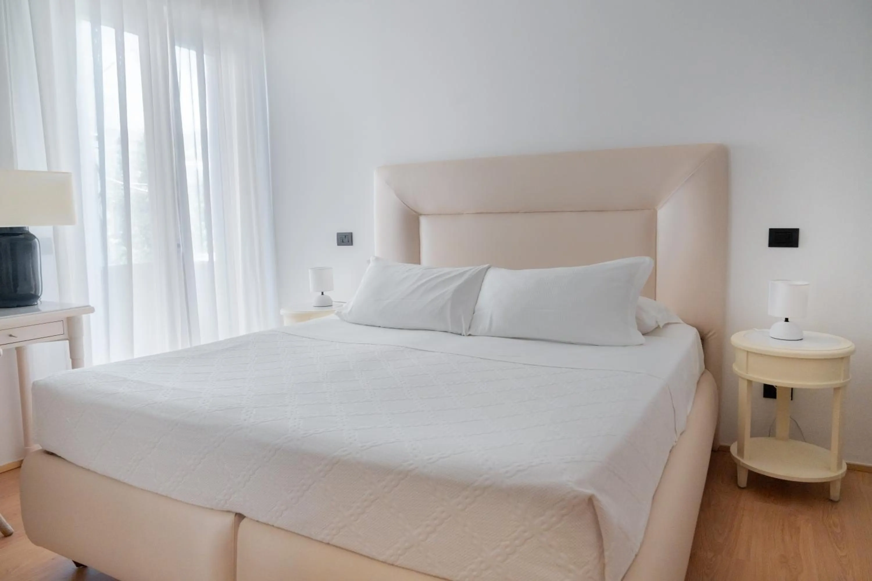 Bed in Hotel Florida Lerici