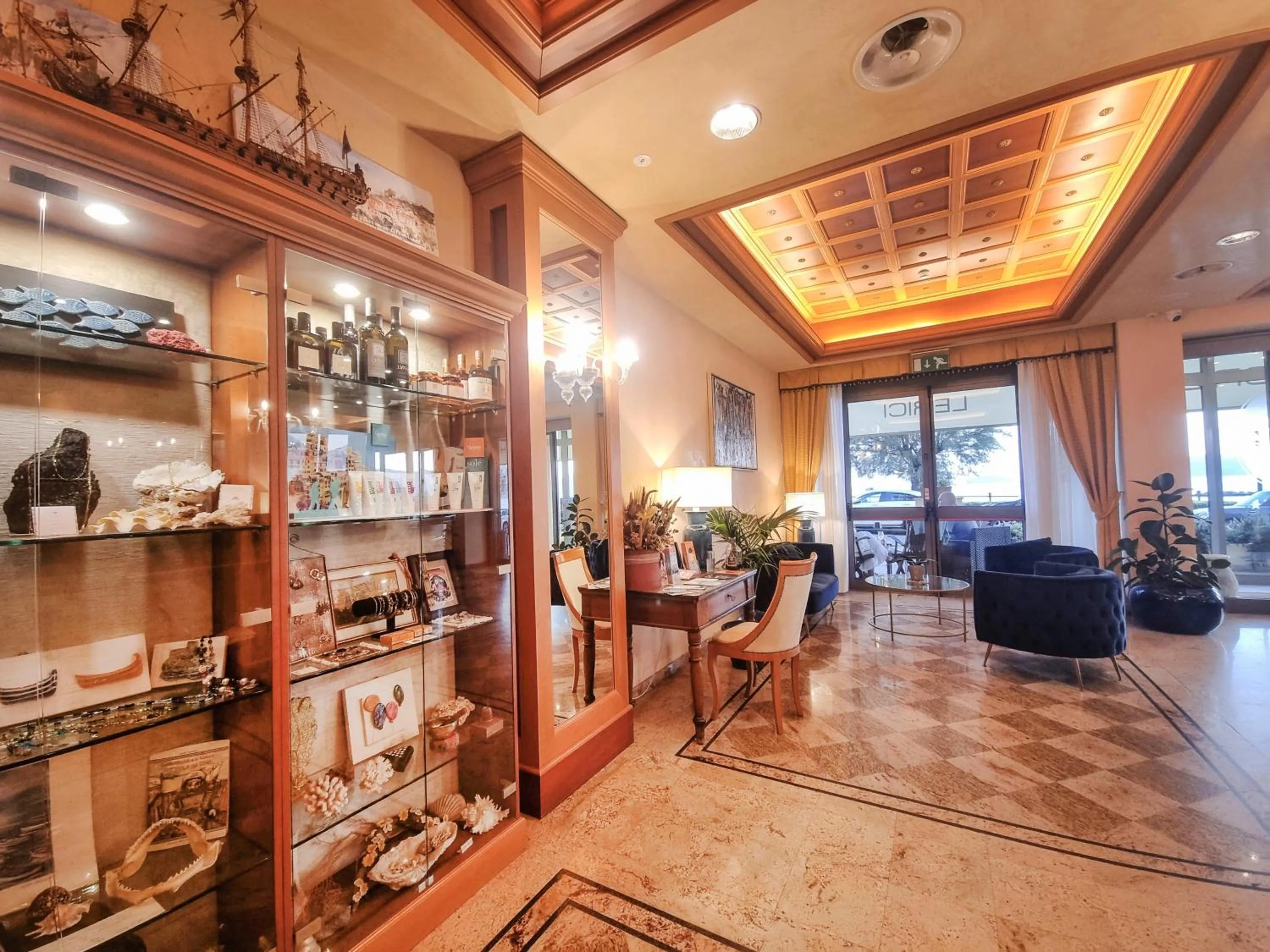 Lobby or reception in Hotel Florida Lerici