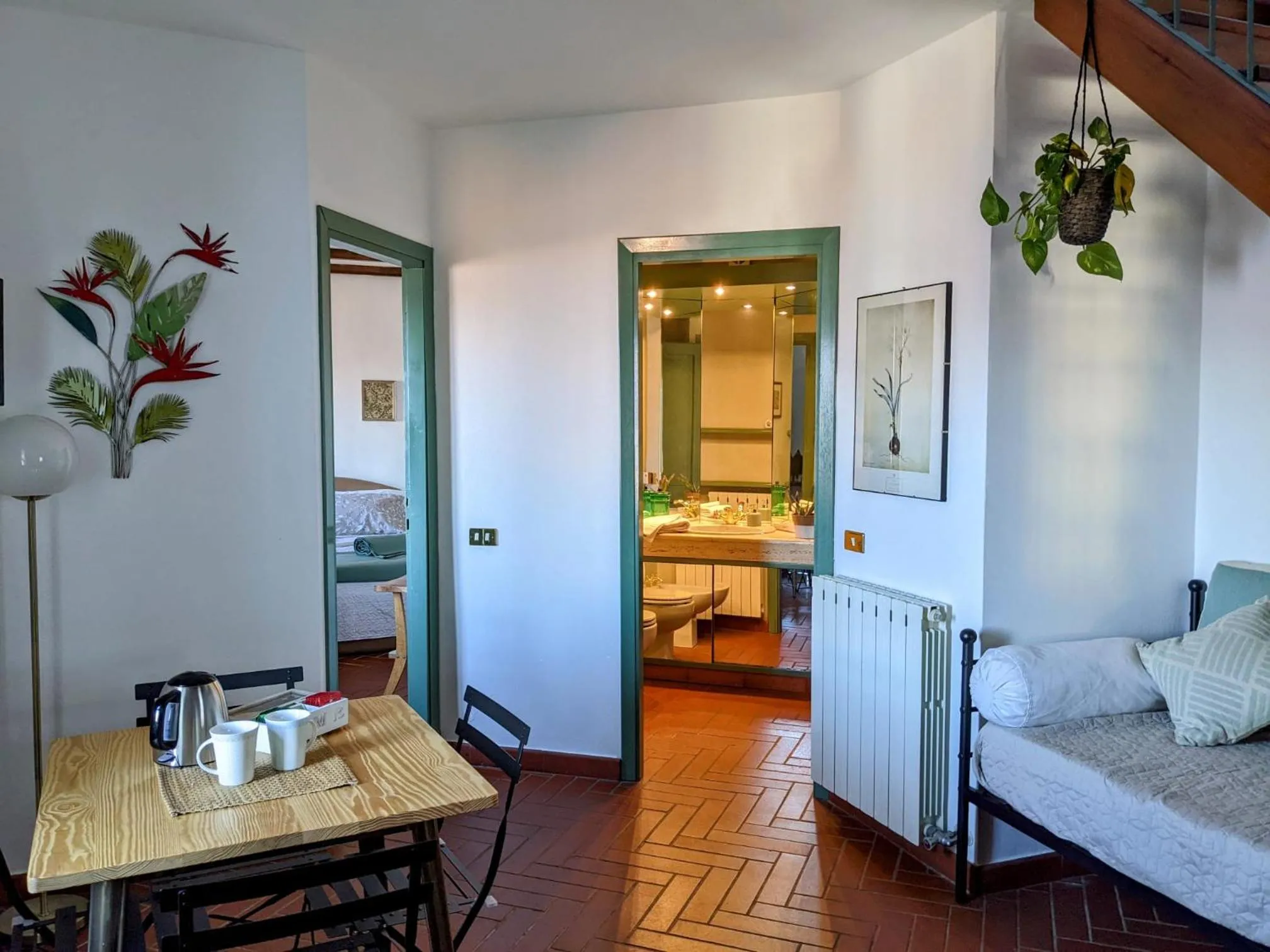 Coffee/tea facilities, Bed in B&B Il Poggiolo