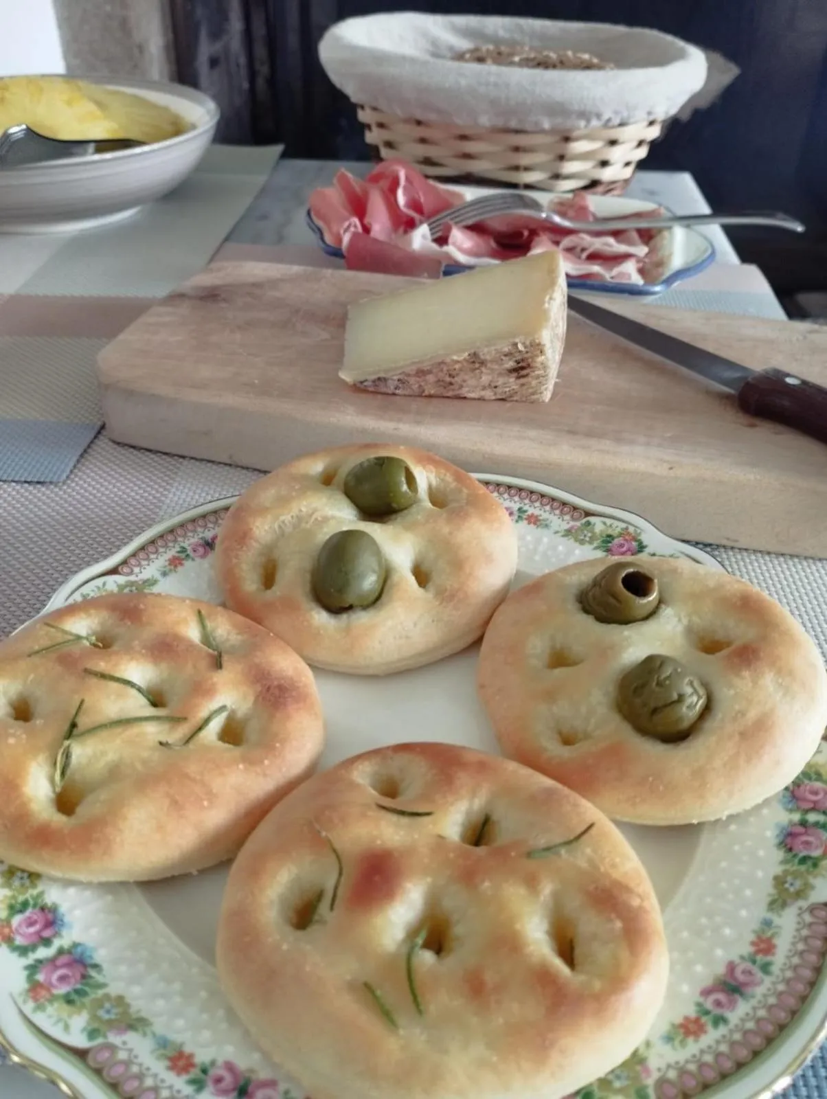 Food and drinks in B&B Il Poggiolo