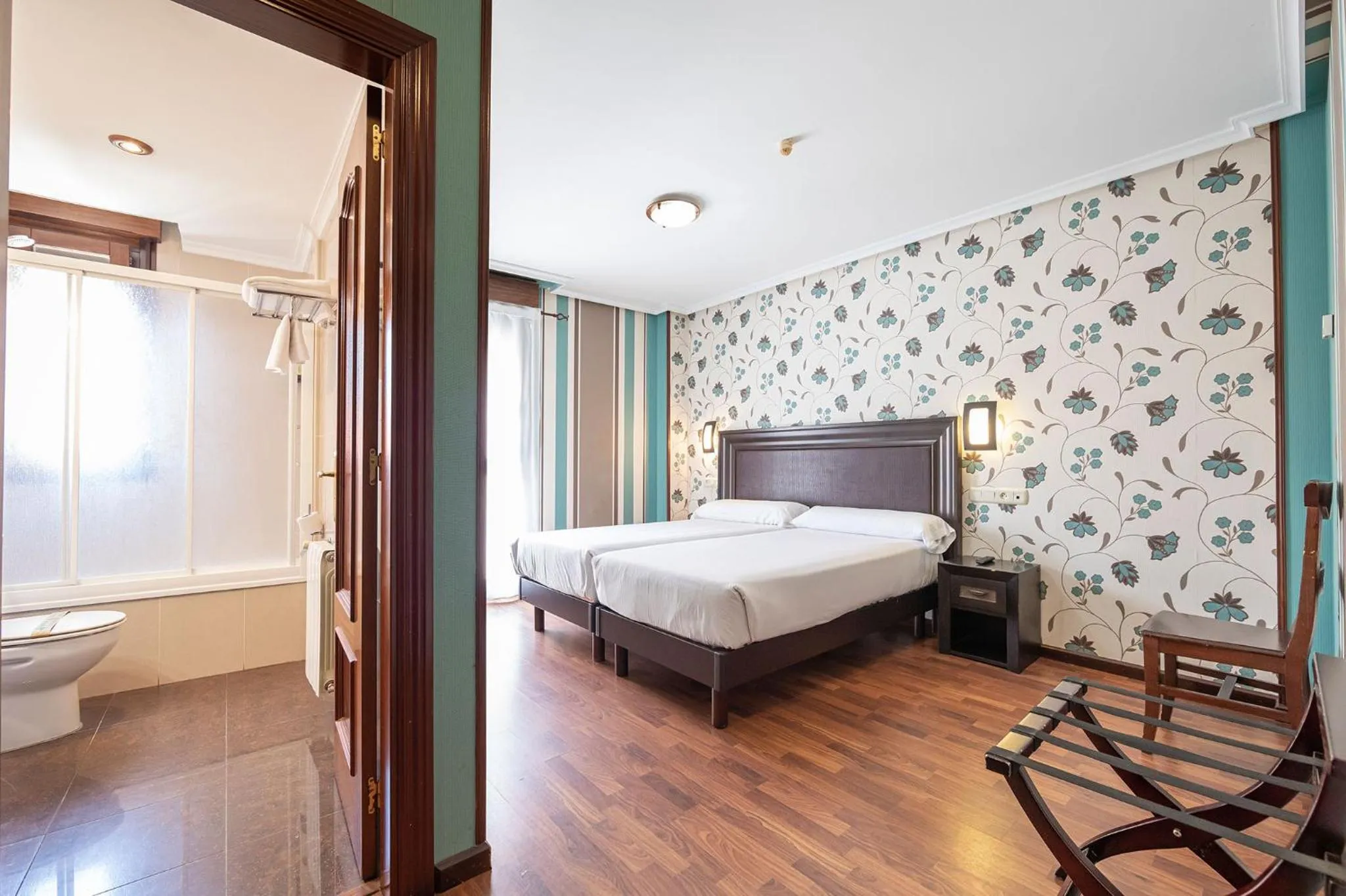 Bed in Hotel Puerto de Candás