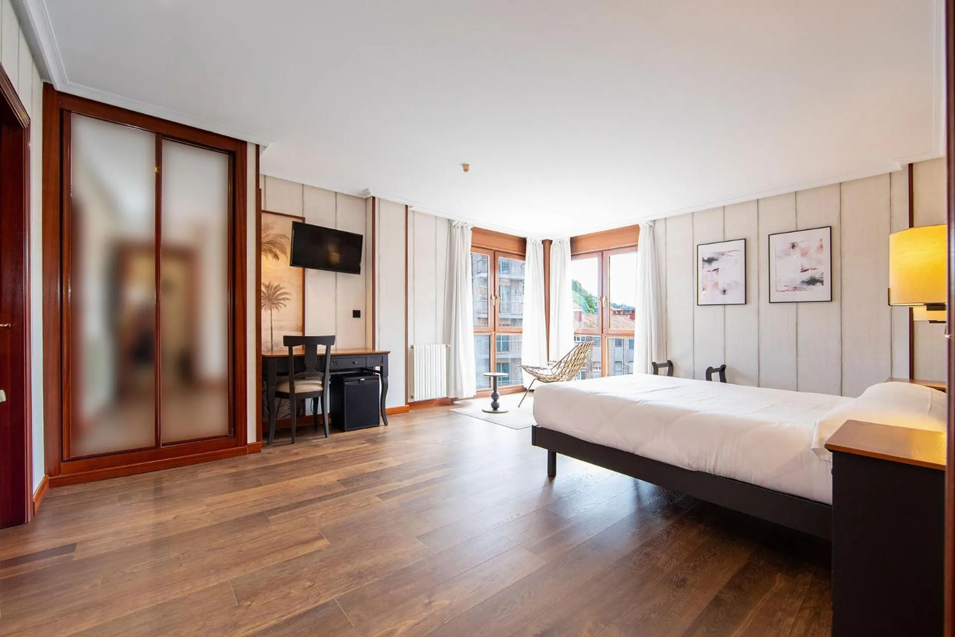 Bed in Hotel Puerto de Candás