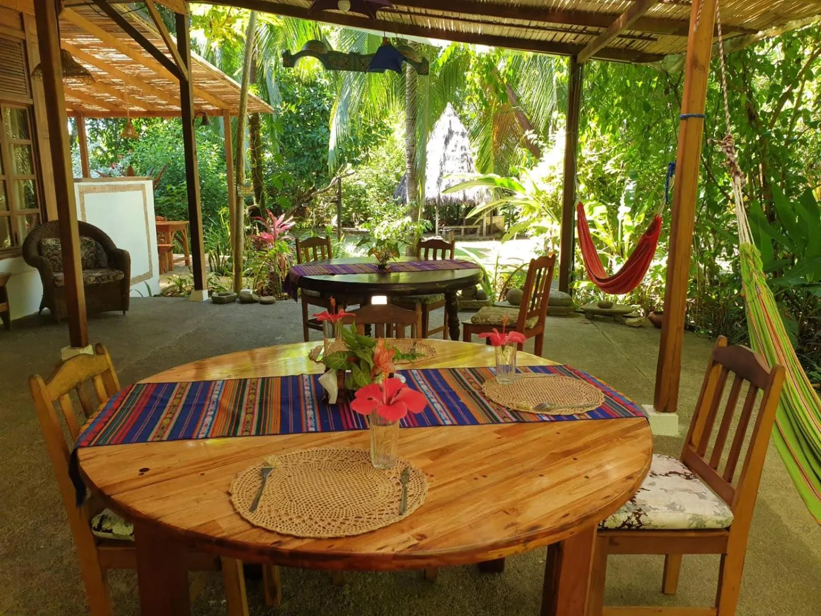 Patio in Ocean Forest Ecolodge