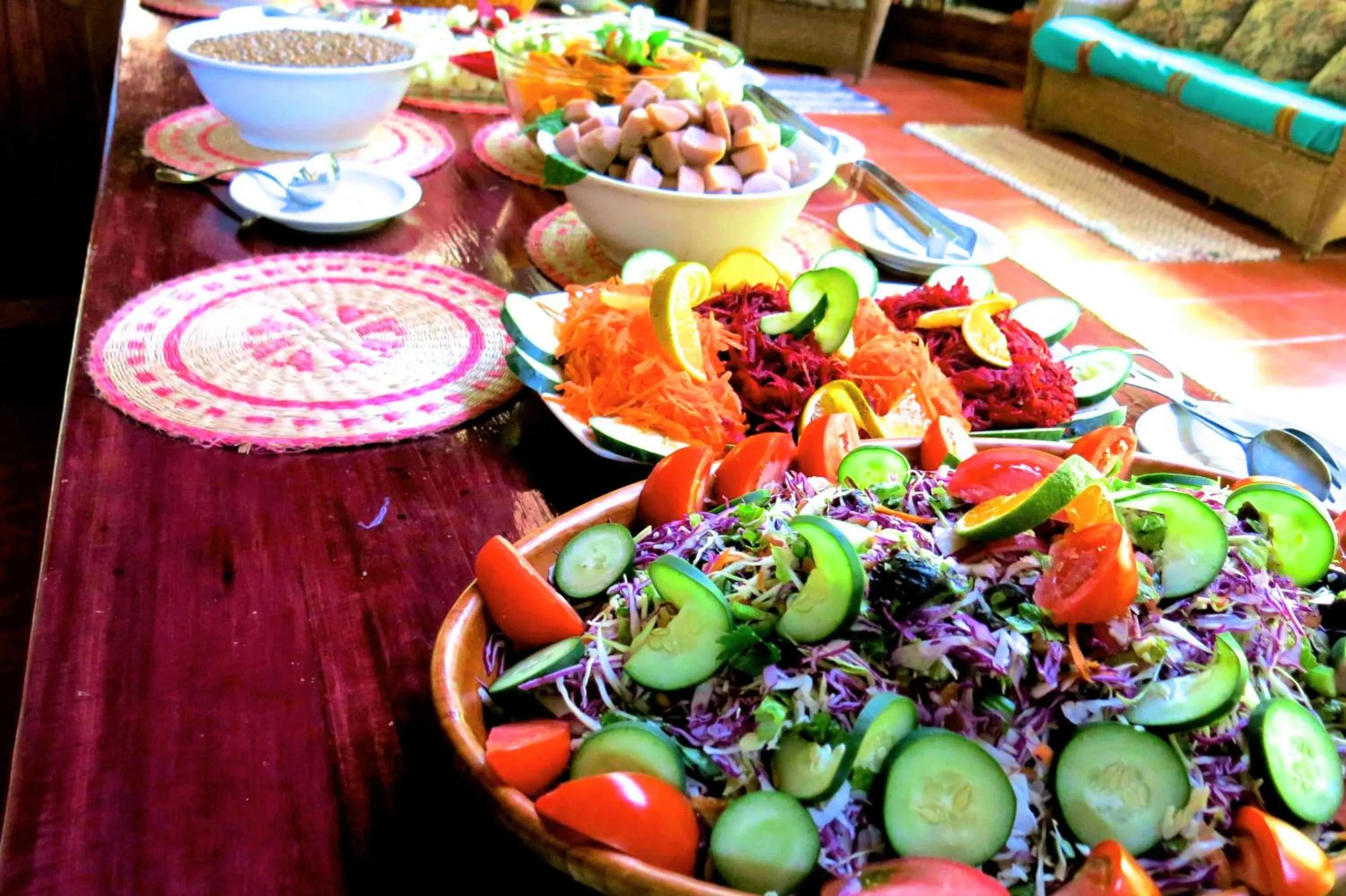 Food and drinks in Ocean Forest Ecolodge