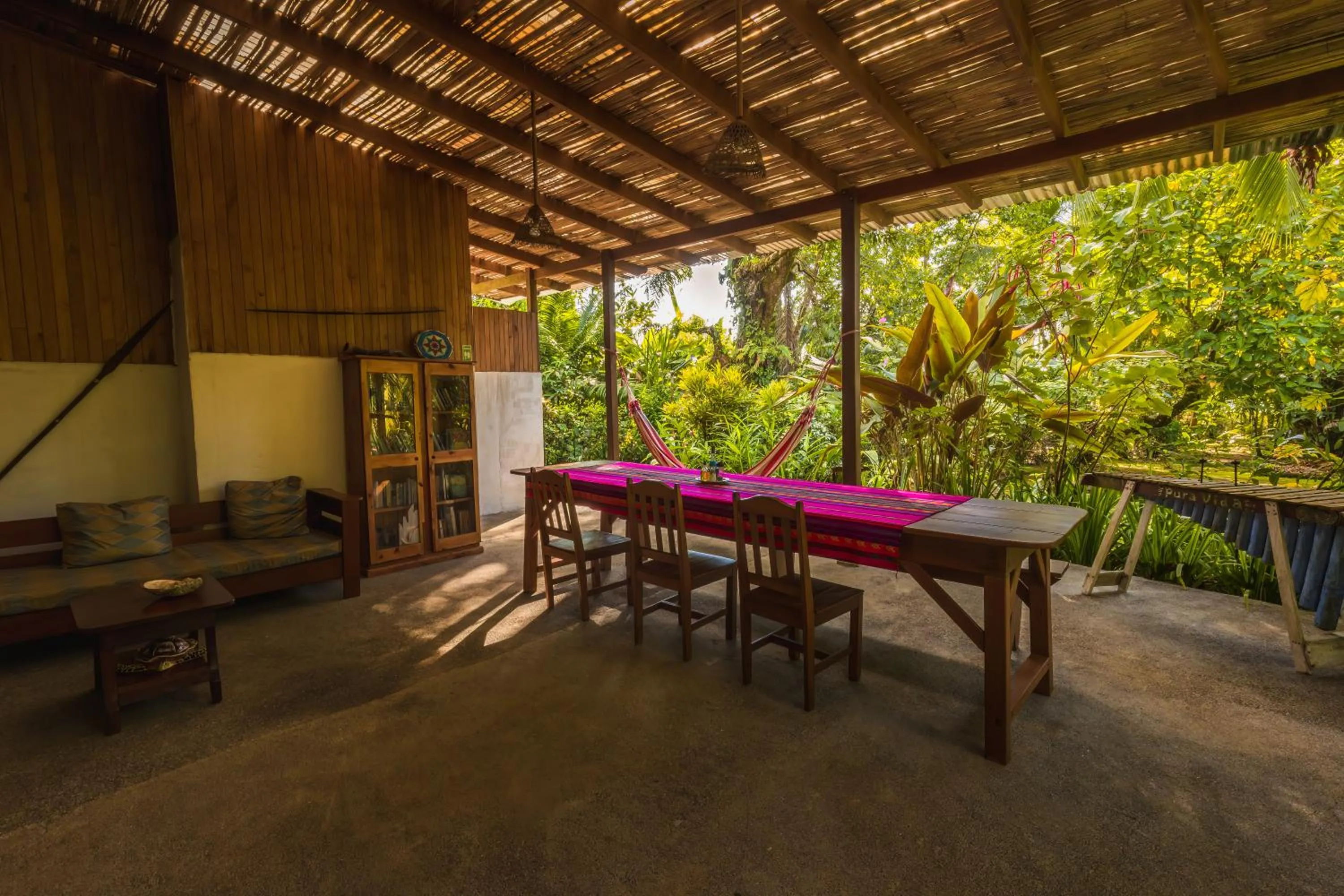 Patio in Ocean Forest Ecolodge