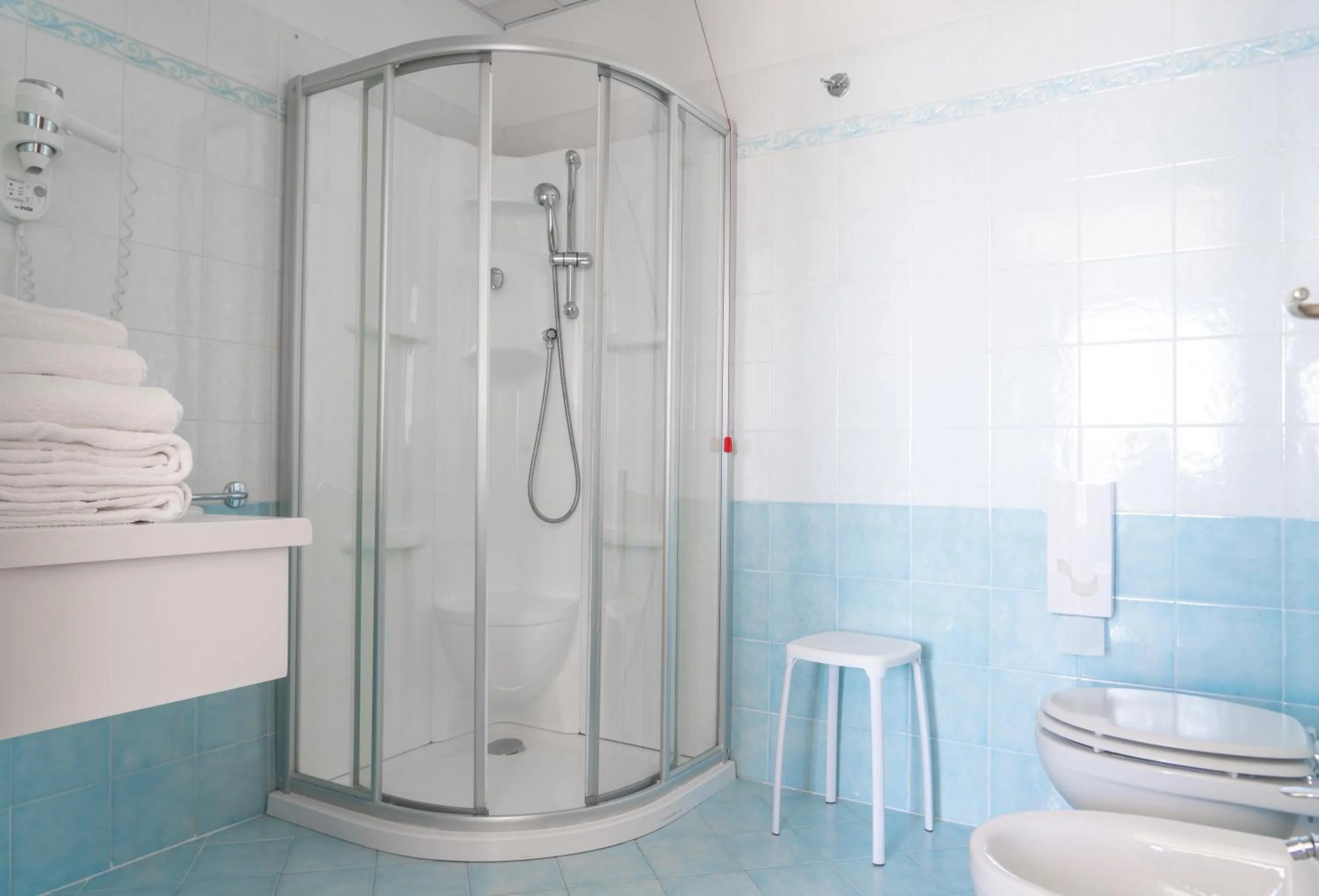 Bathroom in AHG Riva Del Sole Hotel - Adults Only