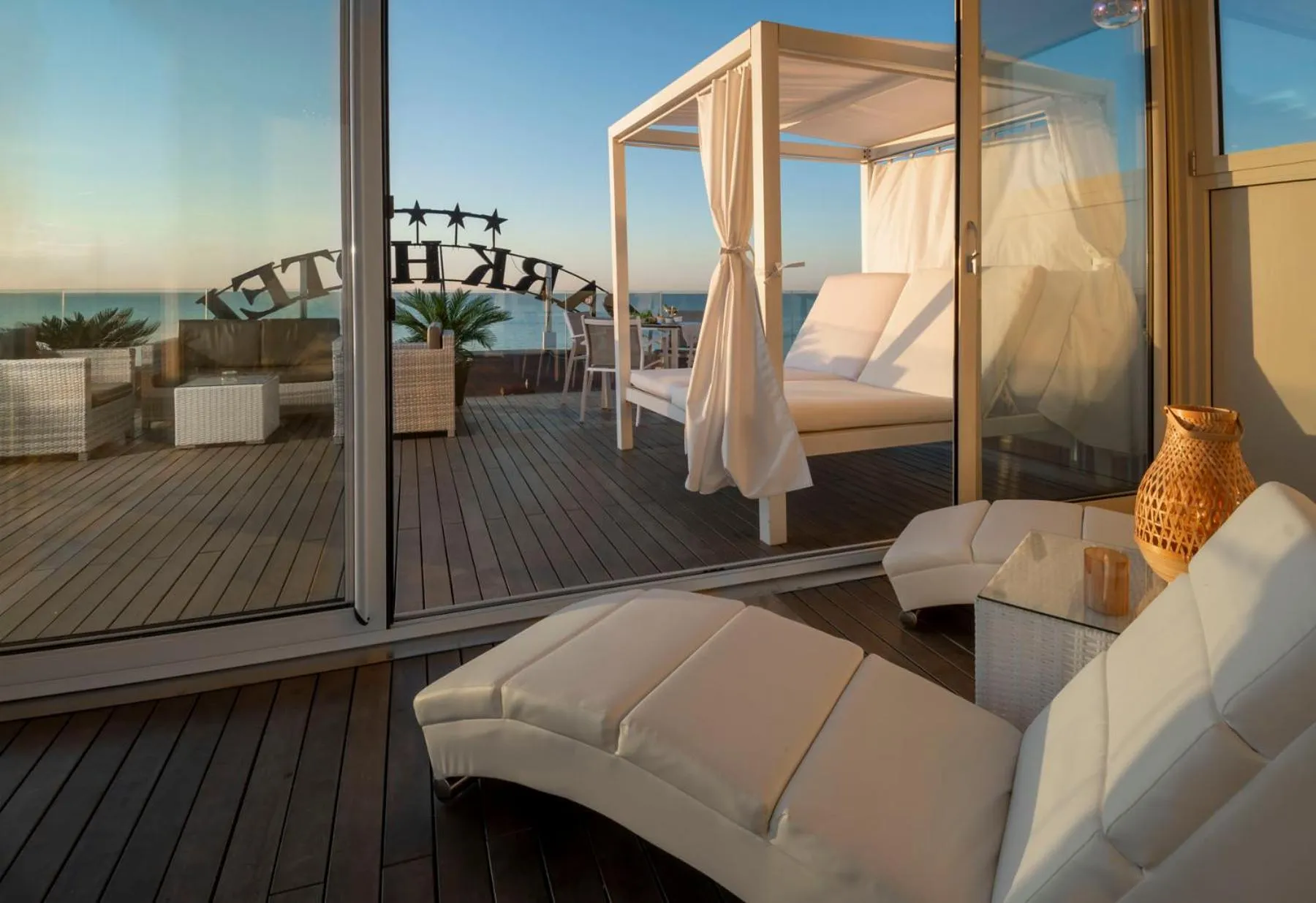 Bed in Park Hotel Cattolica & Restaurant