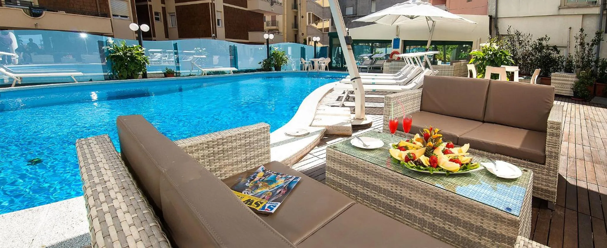 Swimming pool in Park Hotel Cattolica & Restaurant