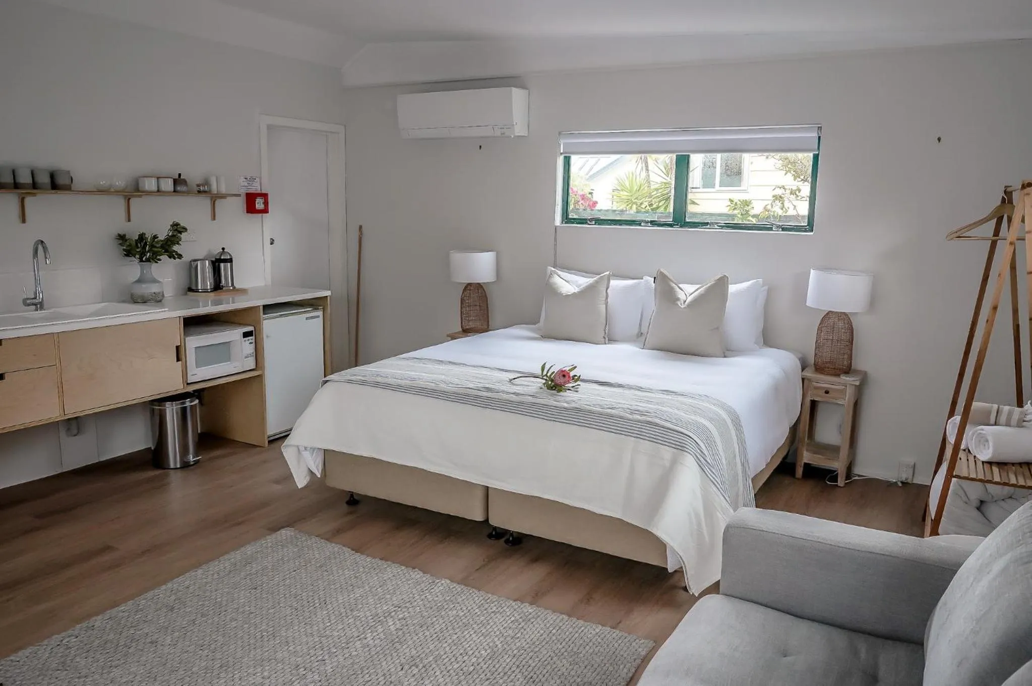 Bed in La Dolce Vita Whangamata