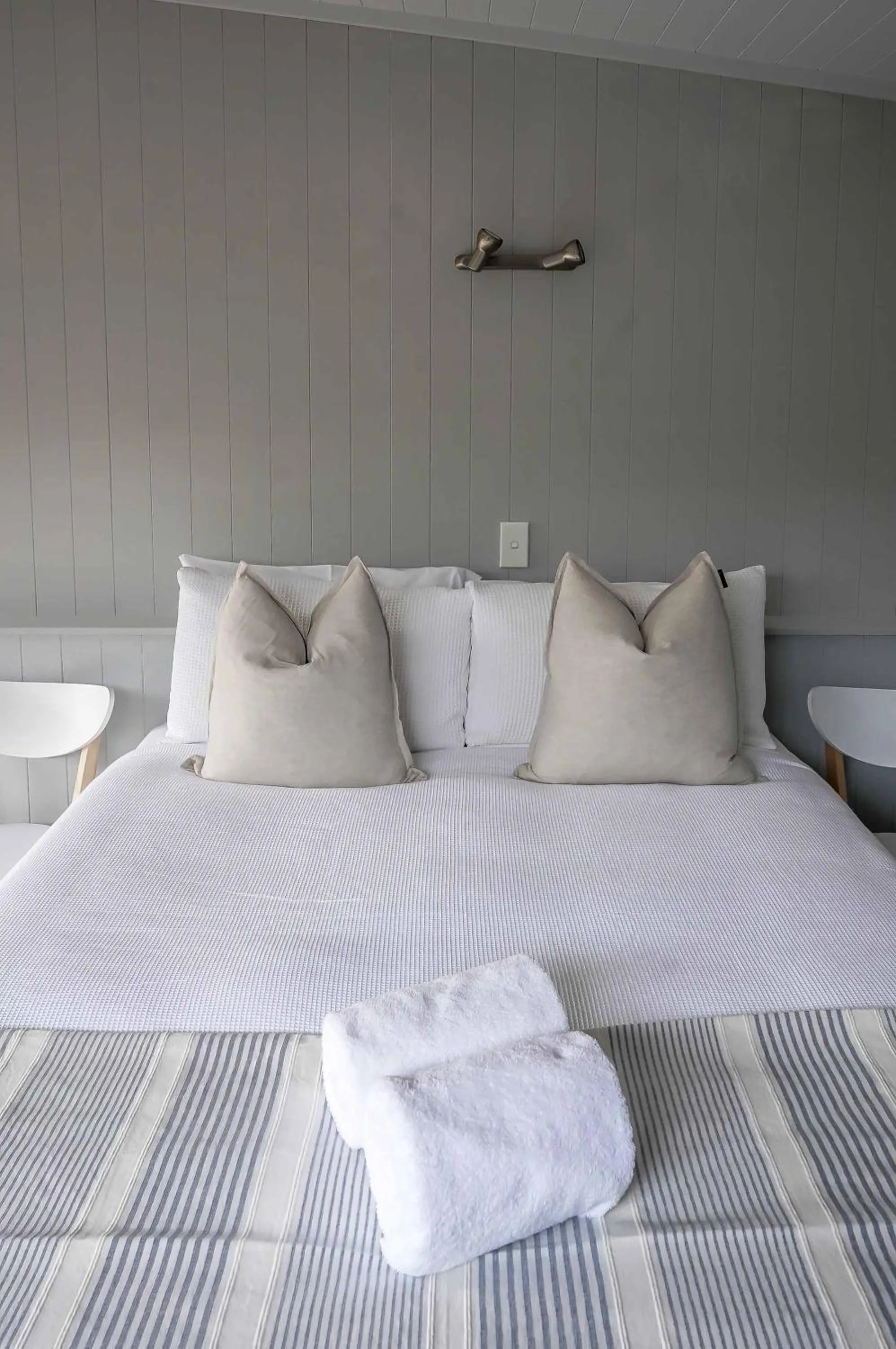 Bed in La Dolce Vita Whangamata