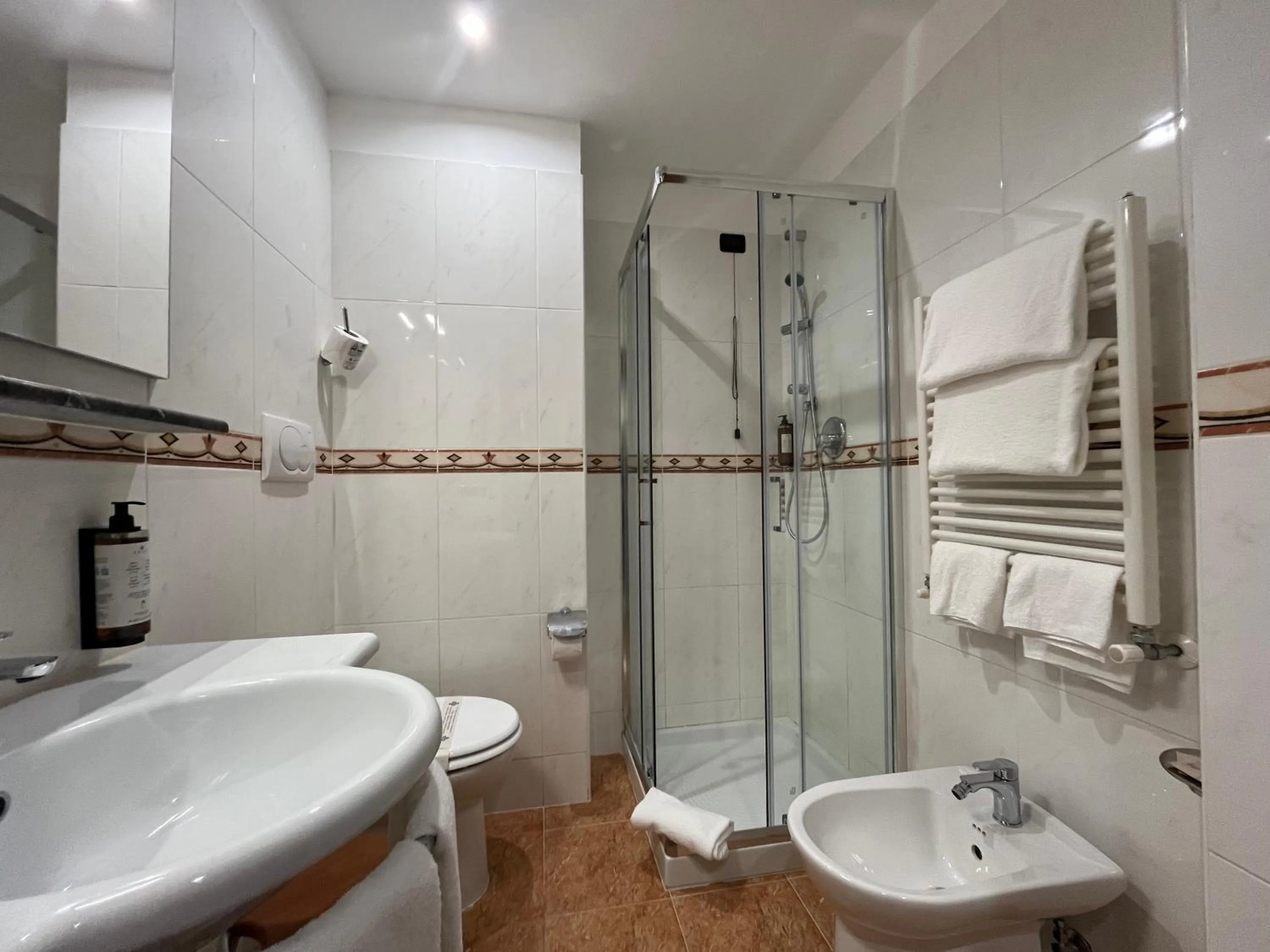 Shower in Hotel President Venezia