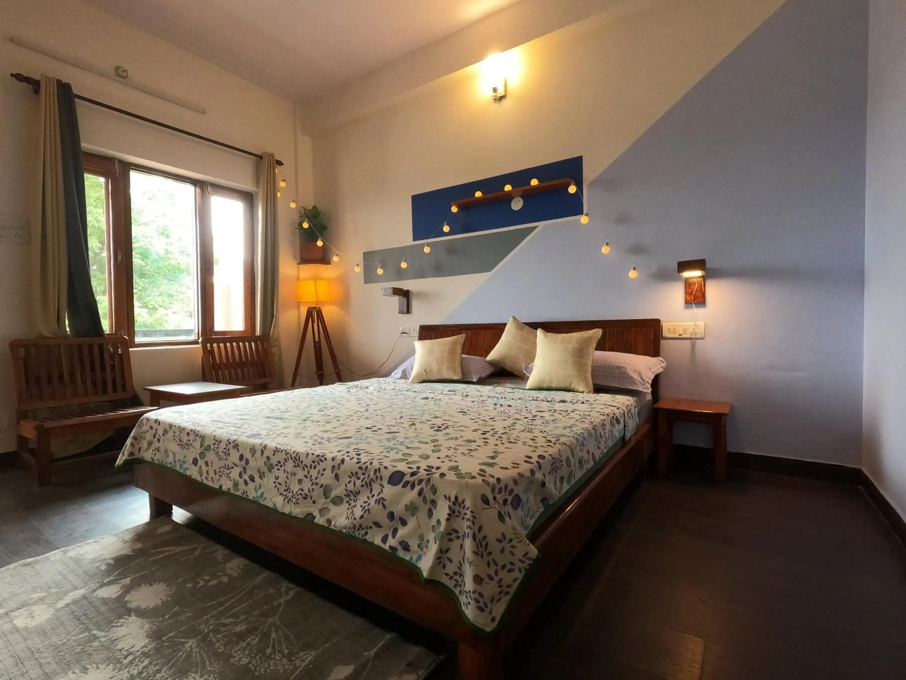 Bed in The Birdhouse Villa