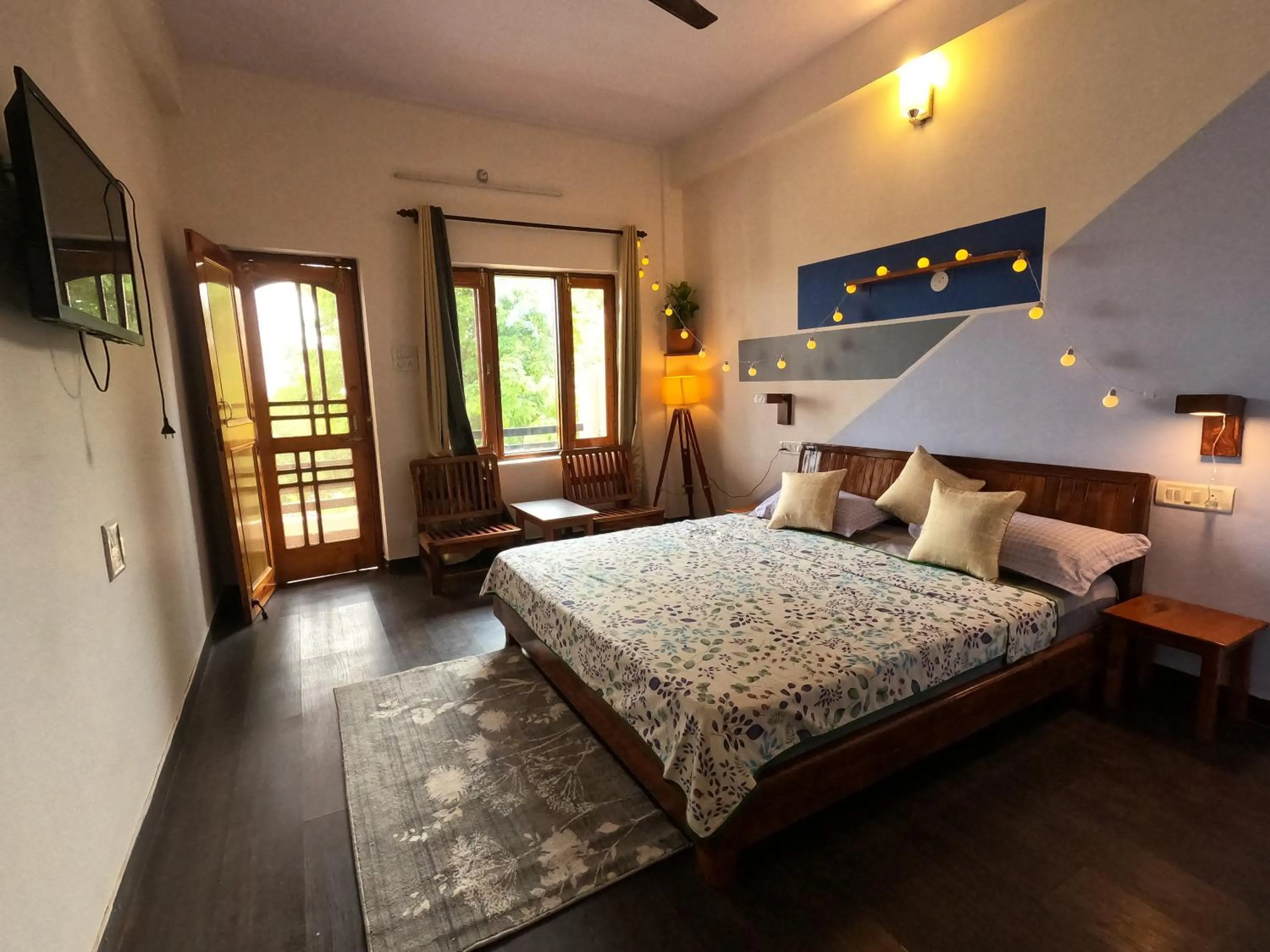 Bed in The Birdhouse Villa