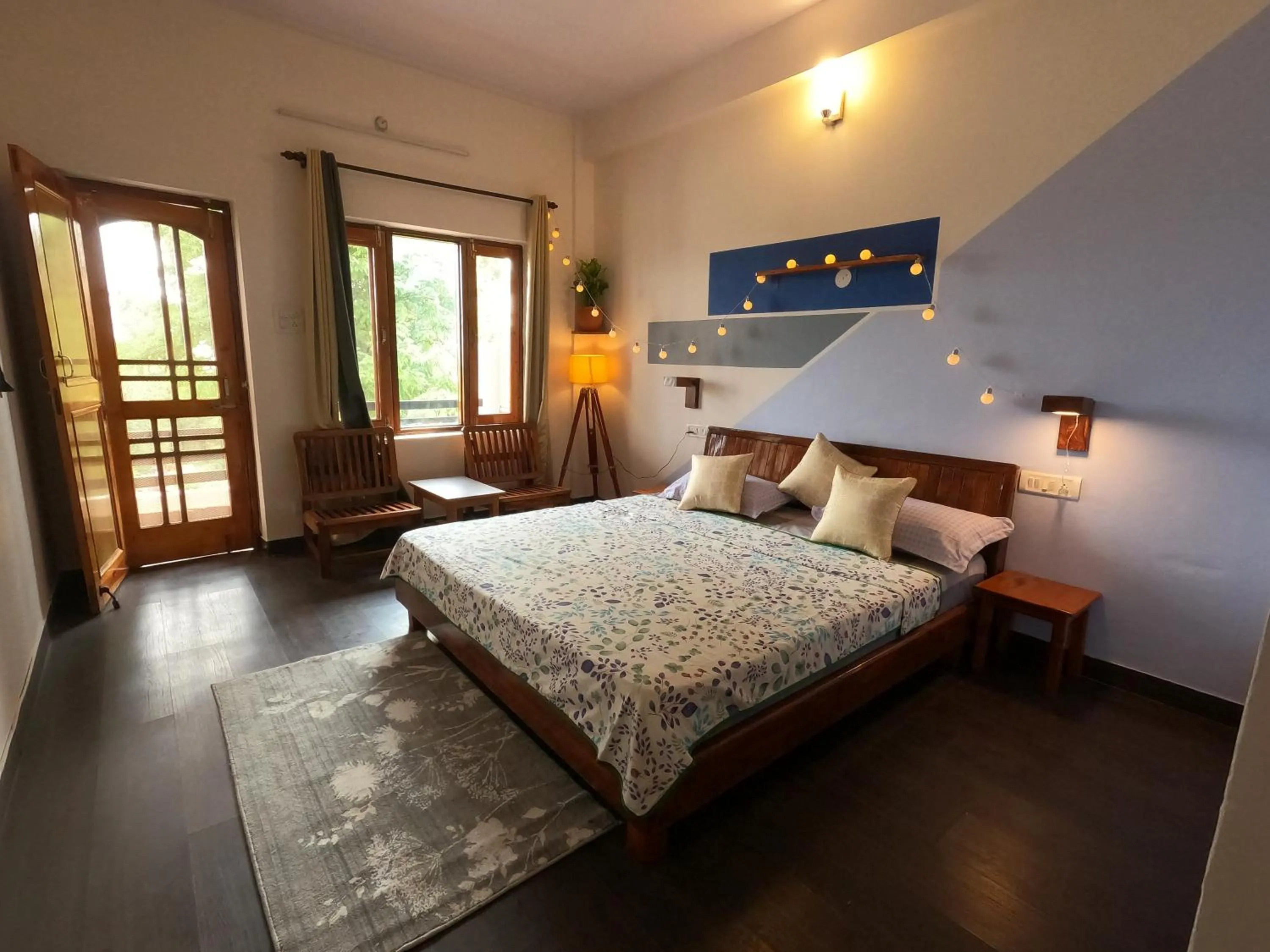 Bed in The Birdhouse Villa