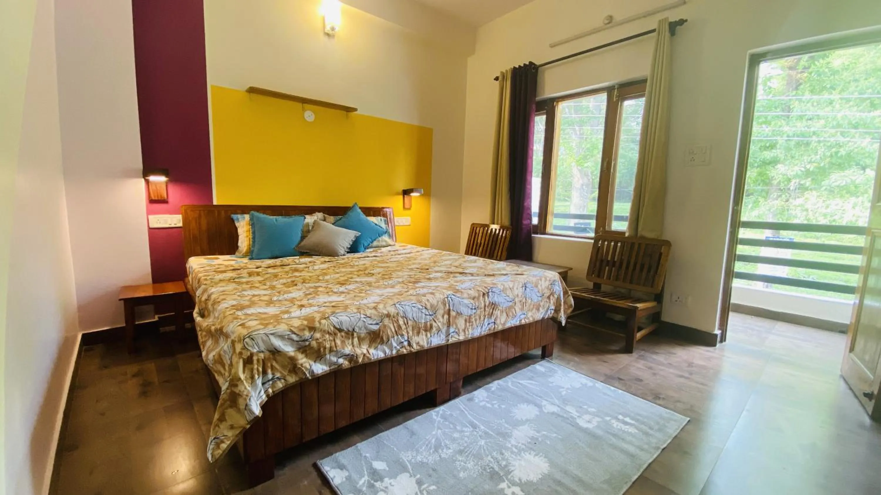 Bed in The Birdhouse Villa