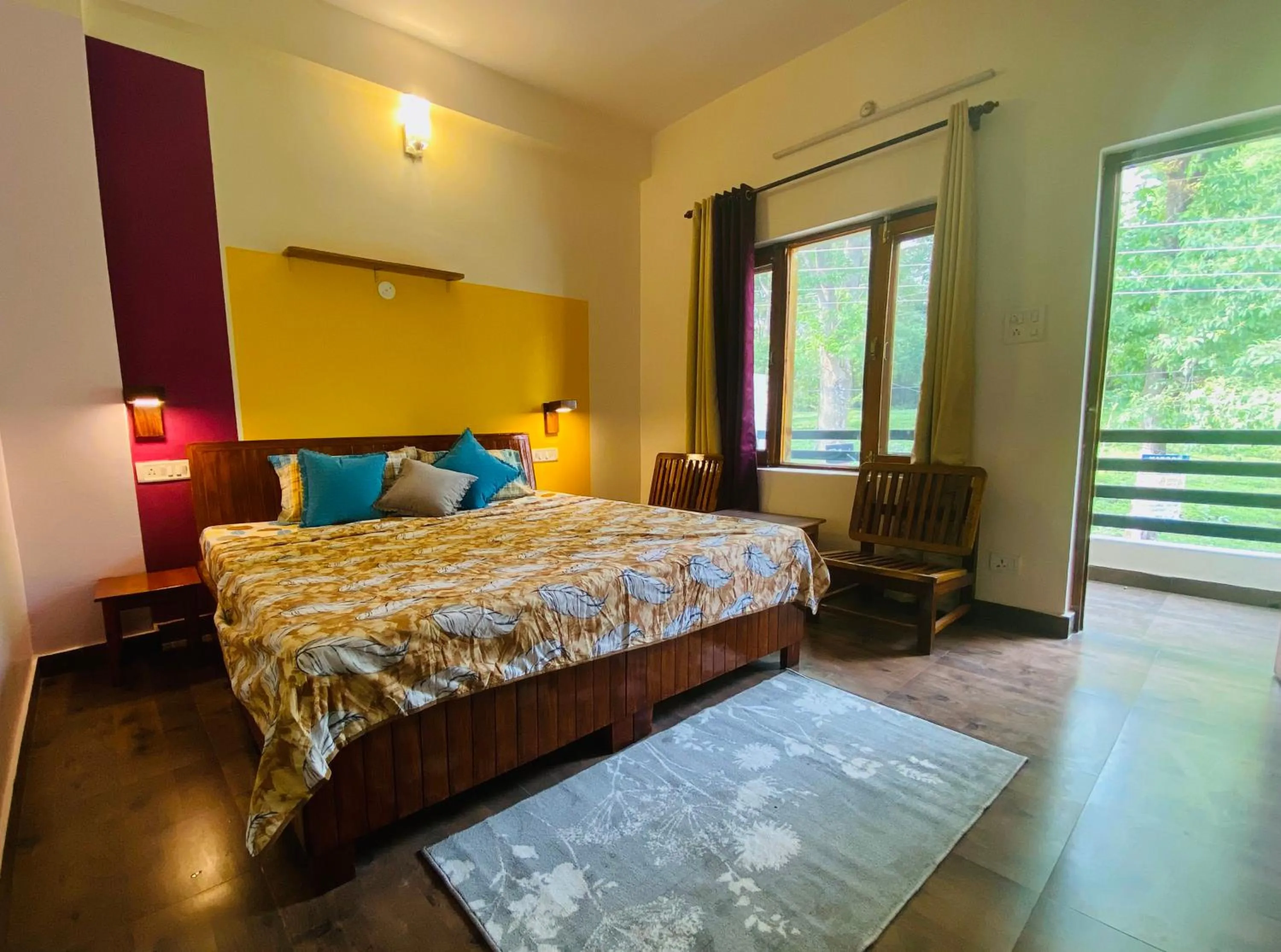 Bed in The Birdhouse Villa