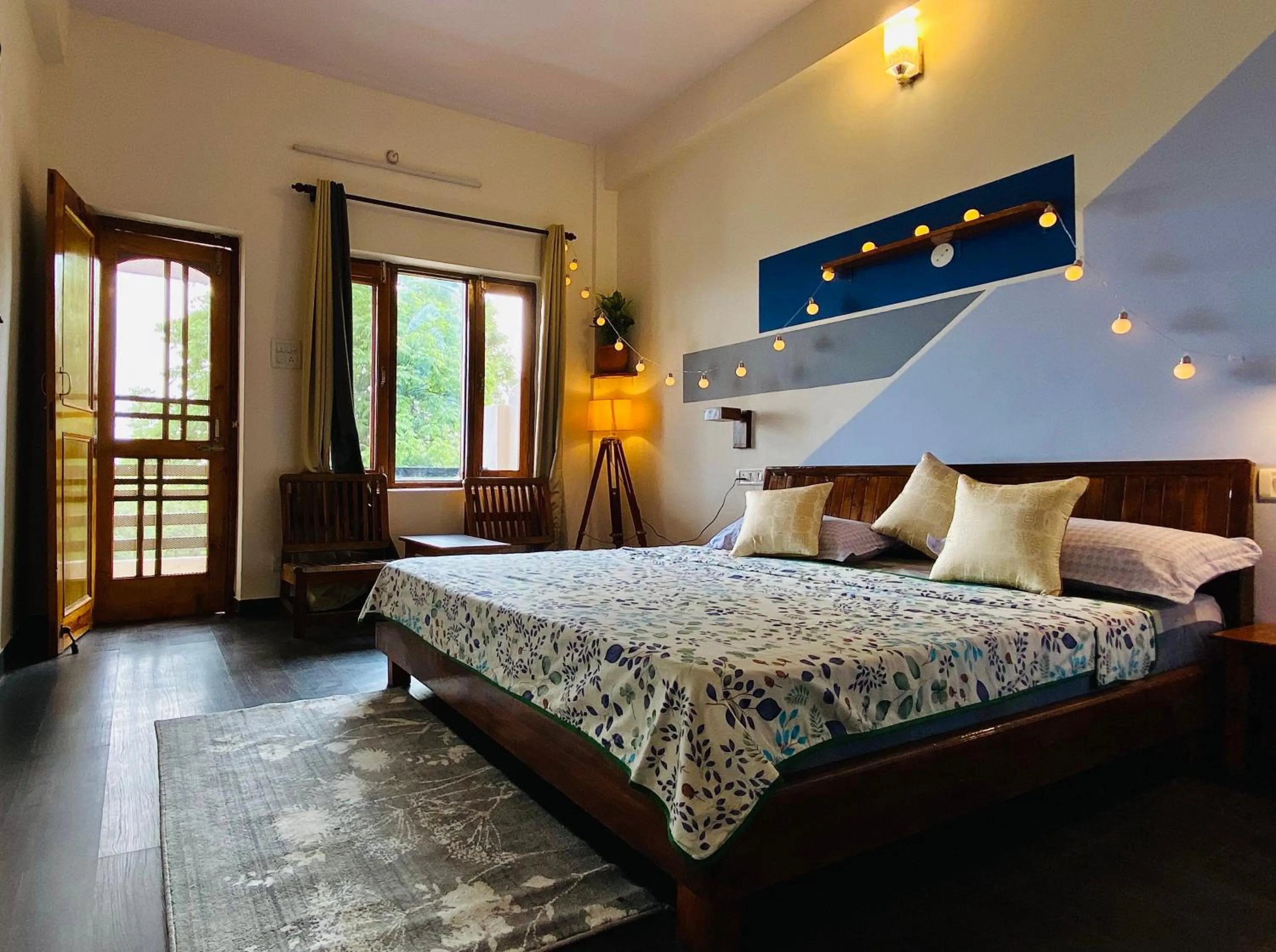 Bed in The Birdhouse Villa