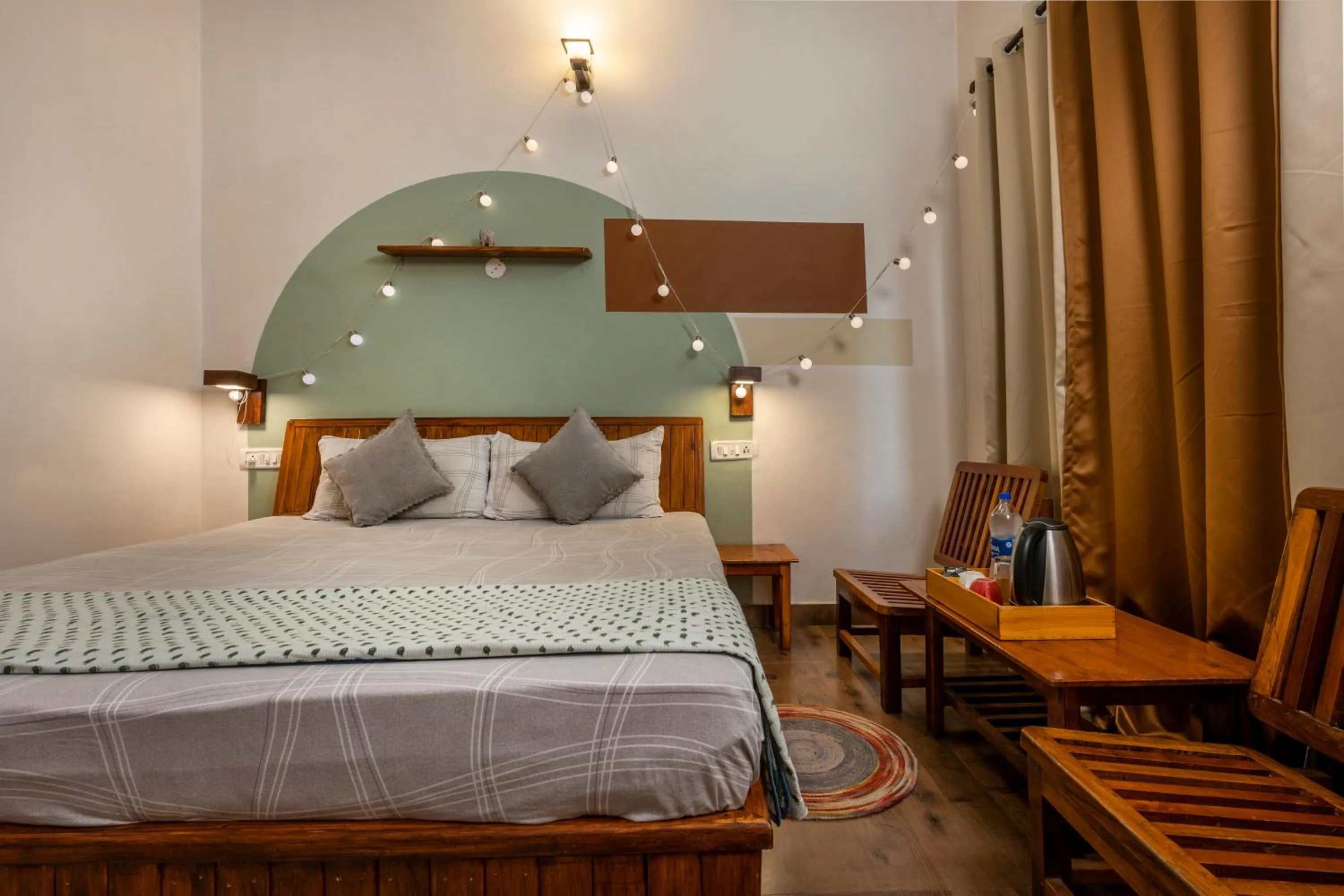 Bed in The Birdhouse Villa