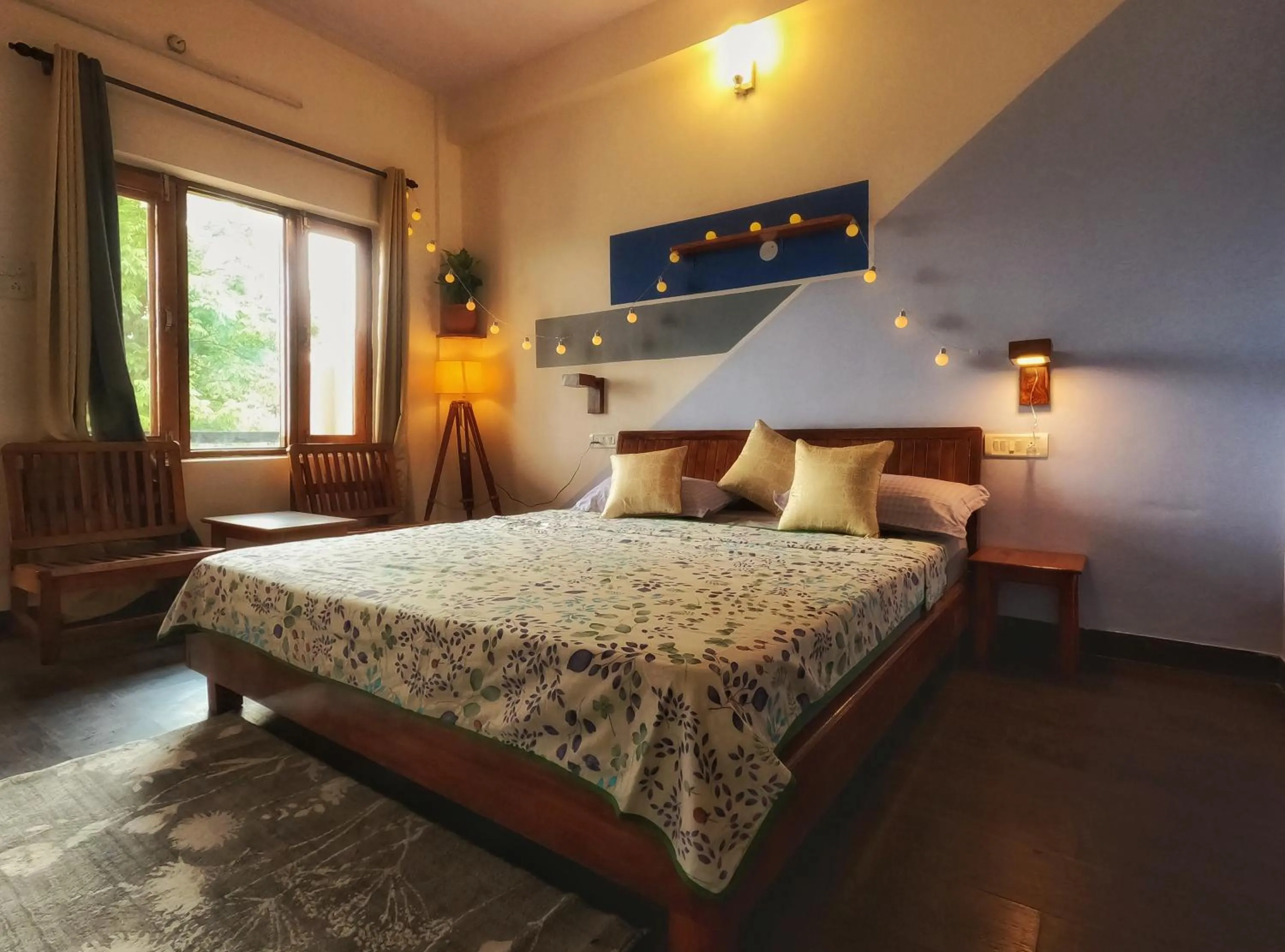 Bed in The Birdhouse Villa