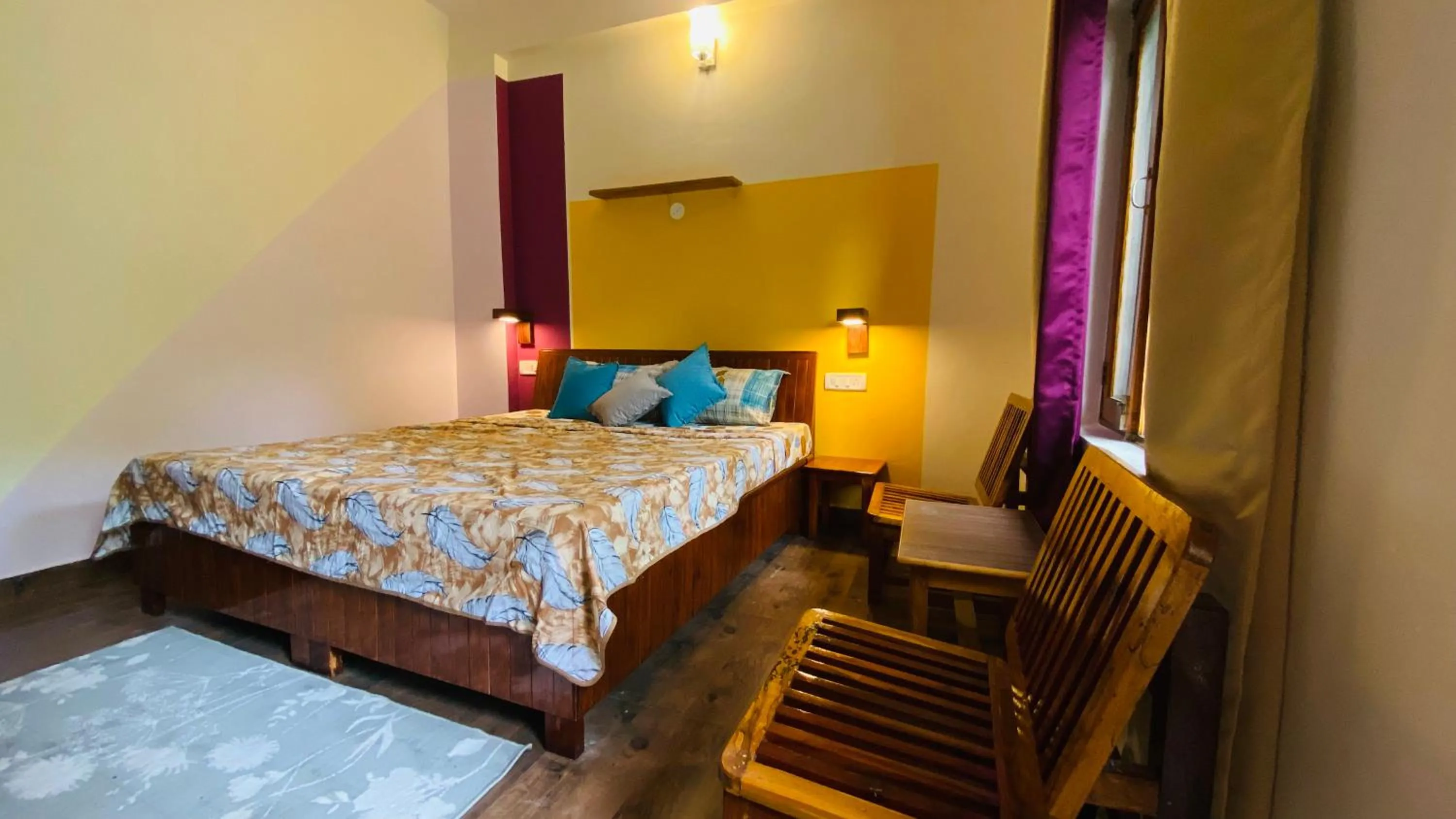 Bed in The Birdhouse Villa