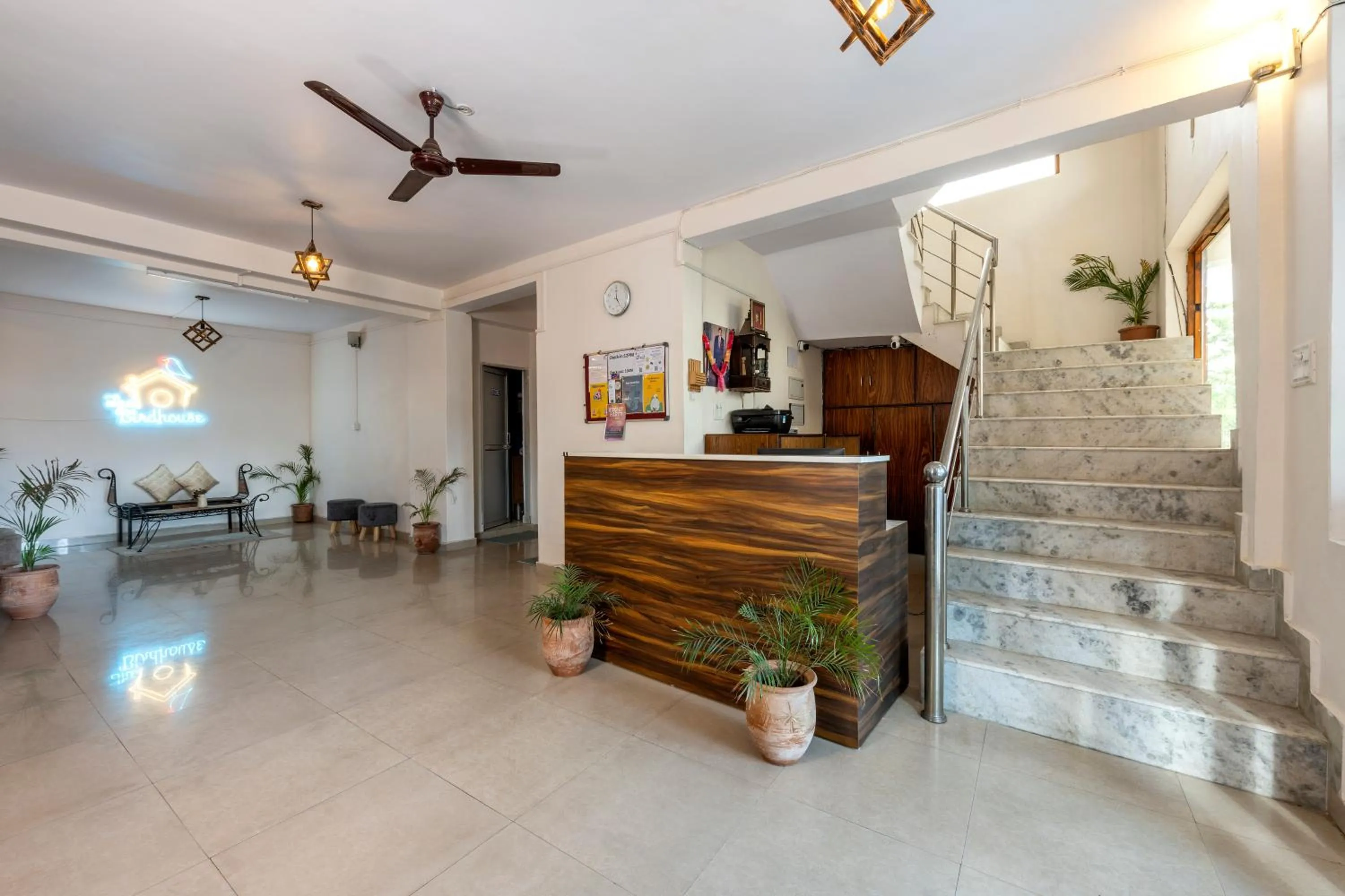 Lobby or reception in The Birdhouse Villa