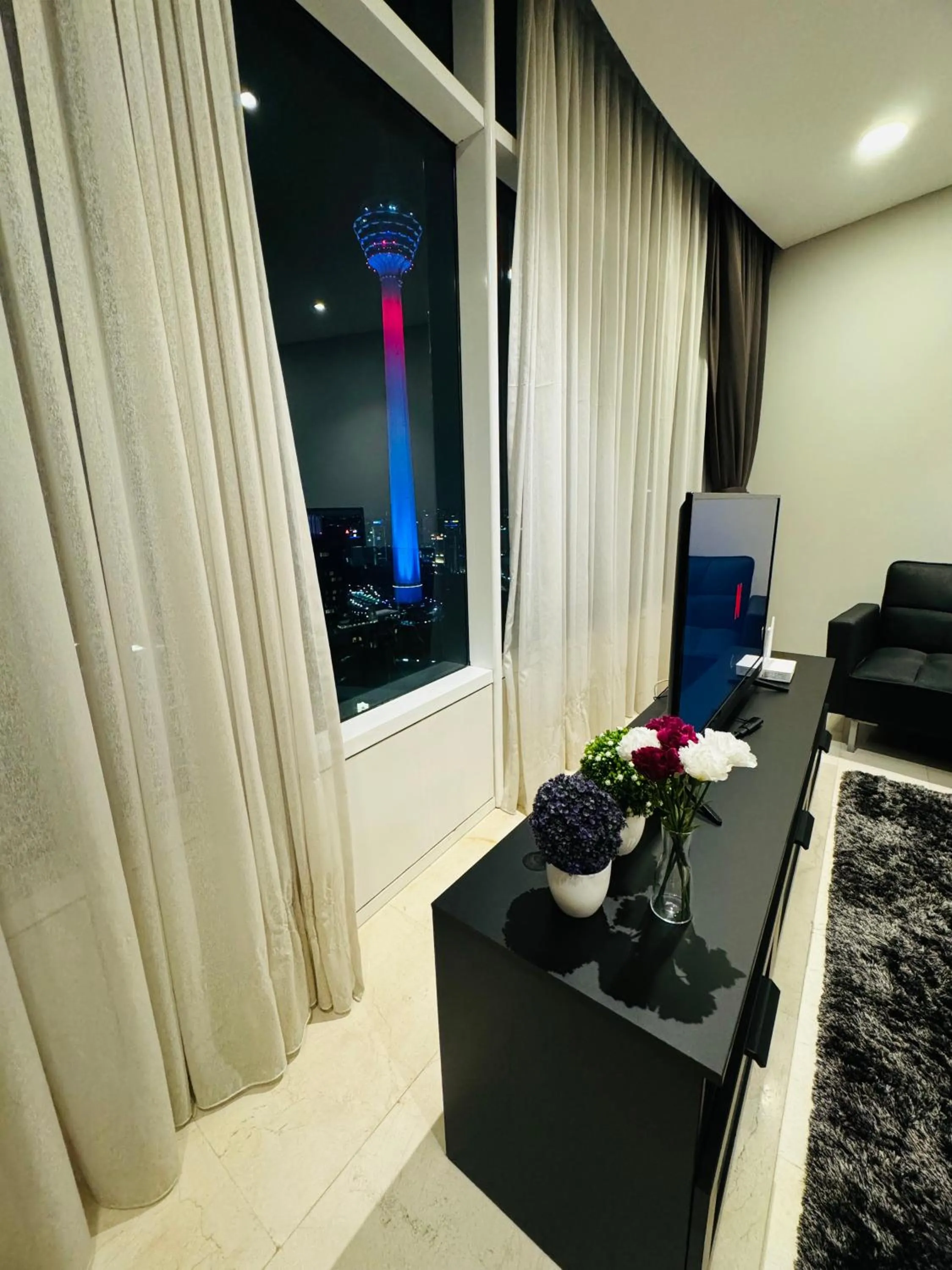 Living room in Vortex Suites klcc by Rit