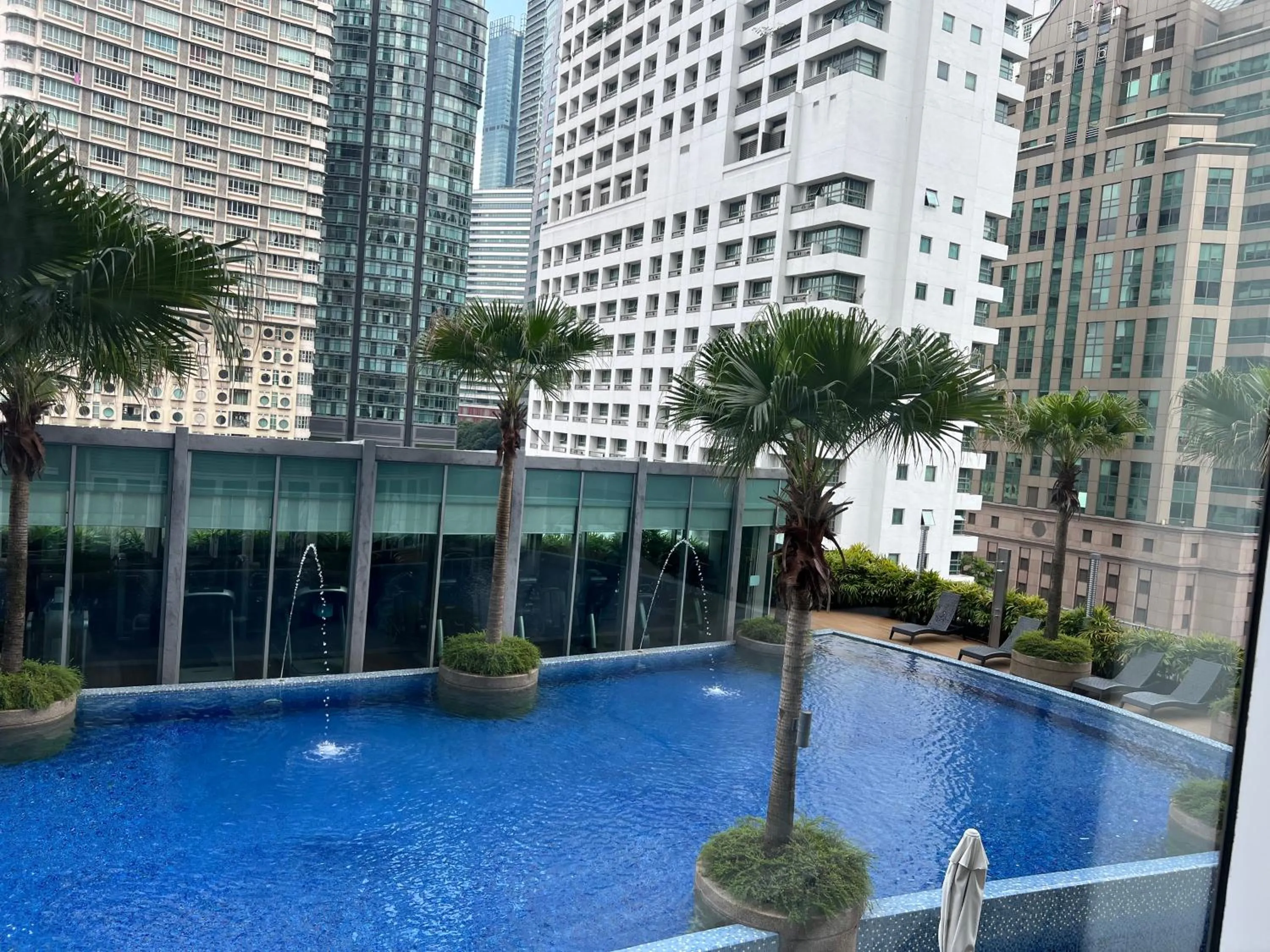 Pool view in Vortex Suites klcc by Rit