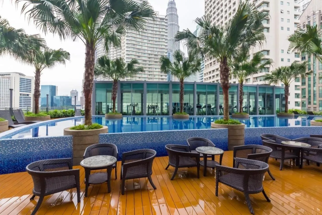 Swimming pool in Vortex Suites klcc by Rit