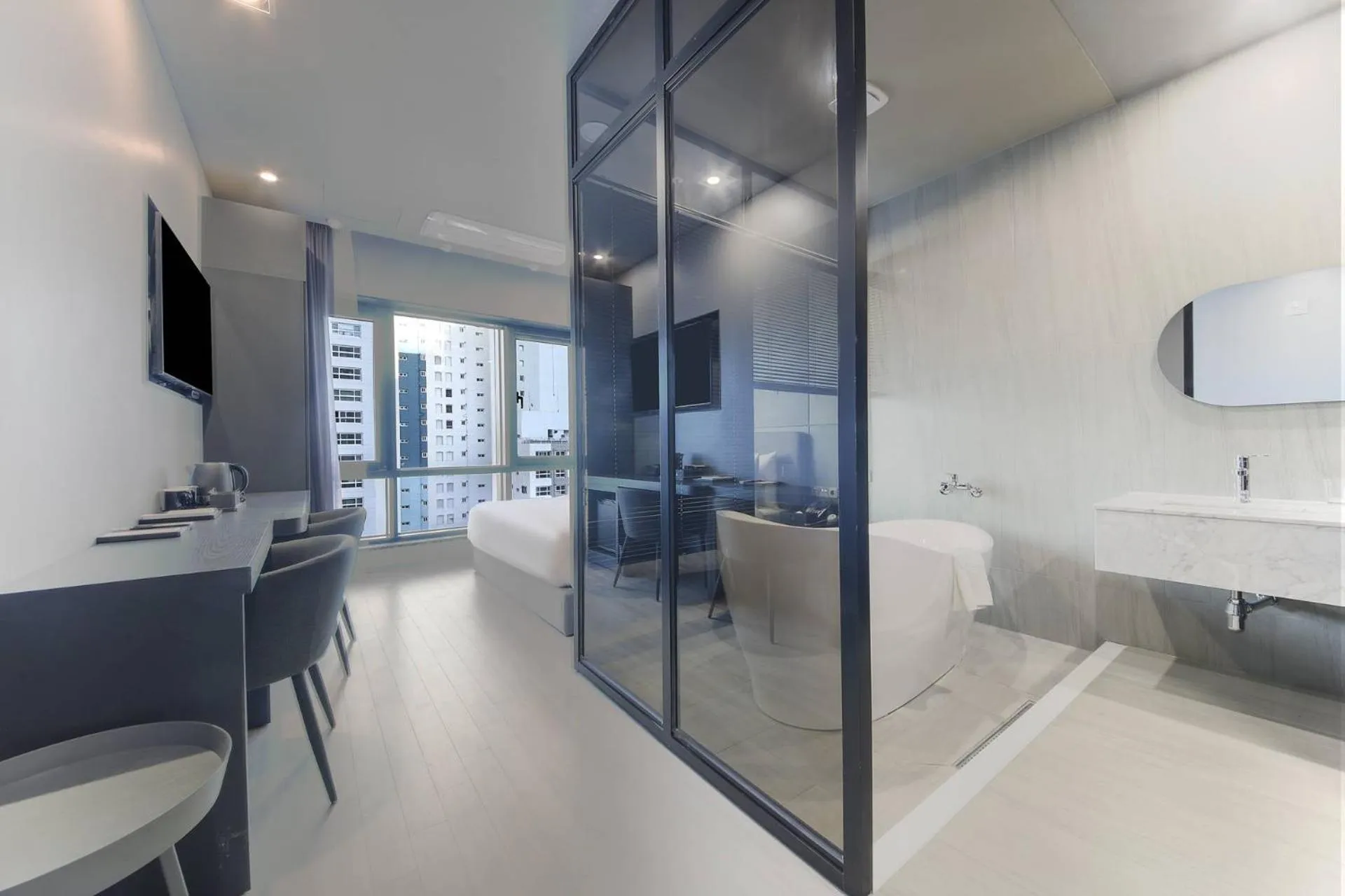 Bathroom in City Hotel the Busan Metro