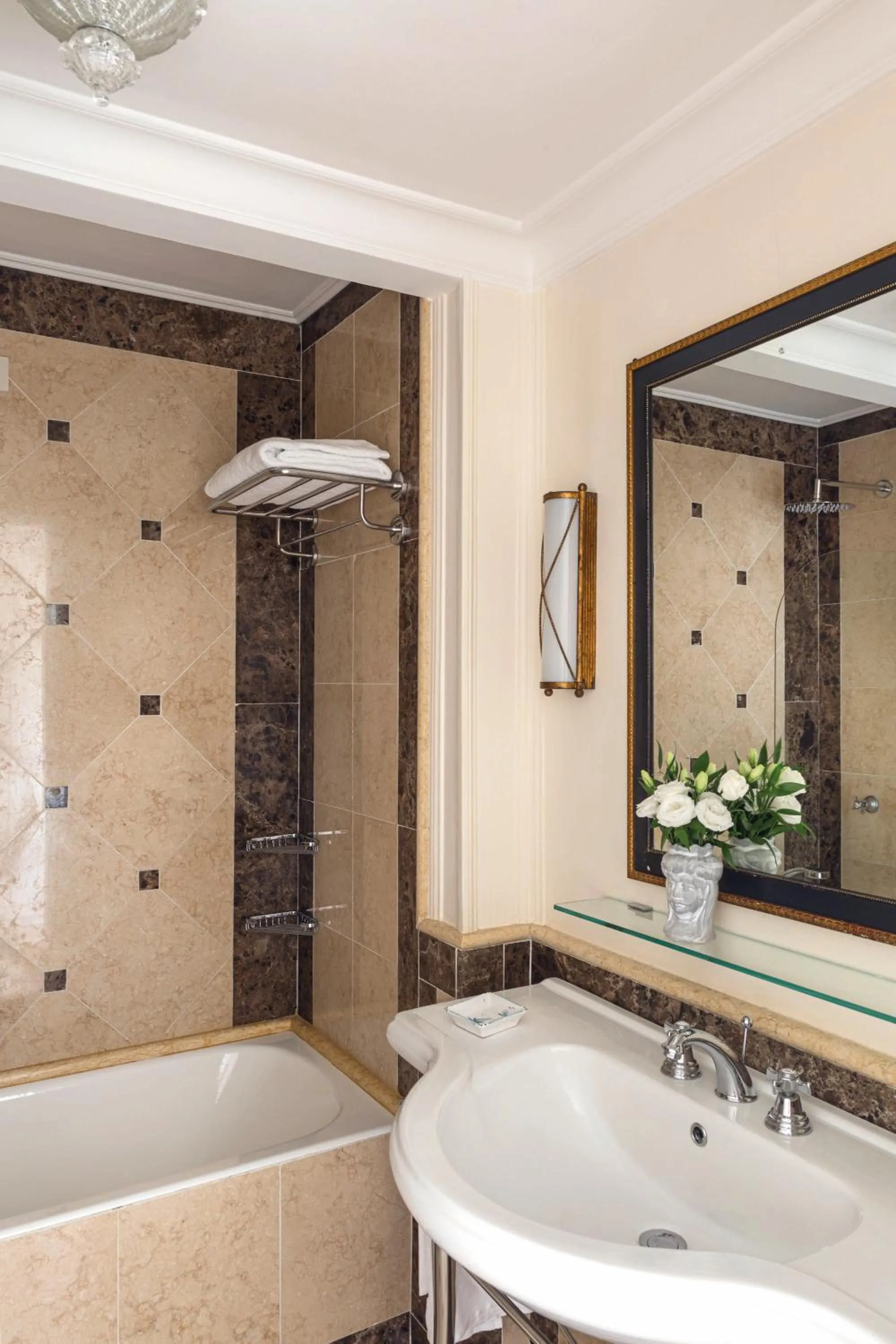 Bathroom in Villa Sant'Andrea, A Belmond Hotel, Taormina Mare