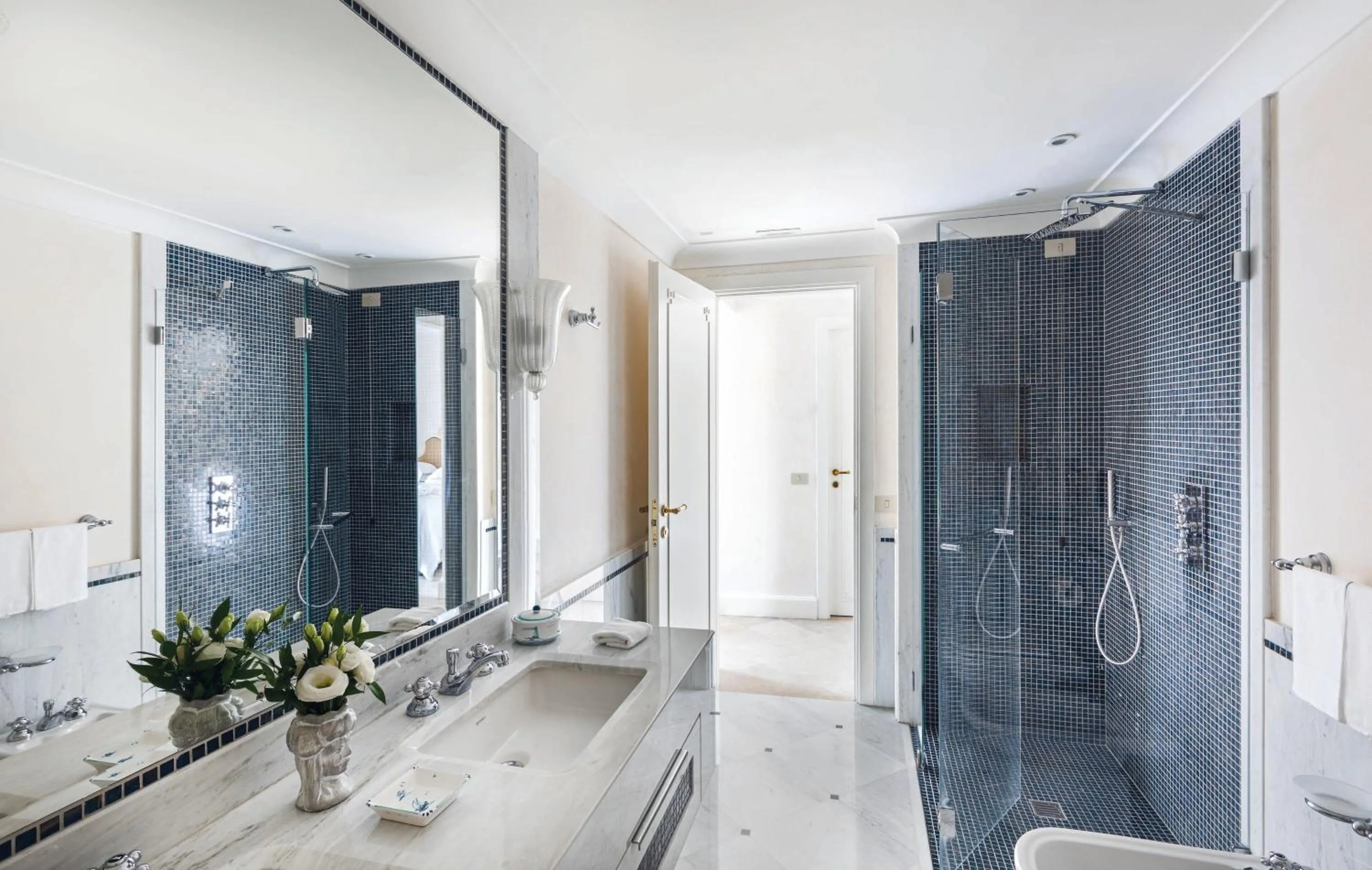 Bathroom in Villa Sant'Andrea, A Belmond Hotel, Taormina Mare