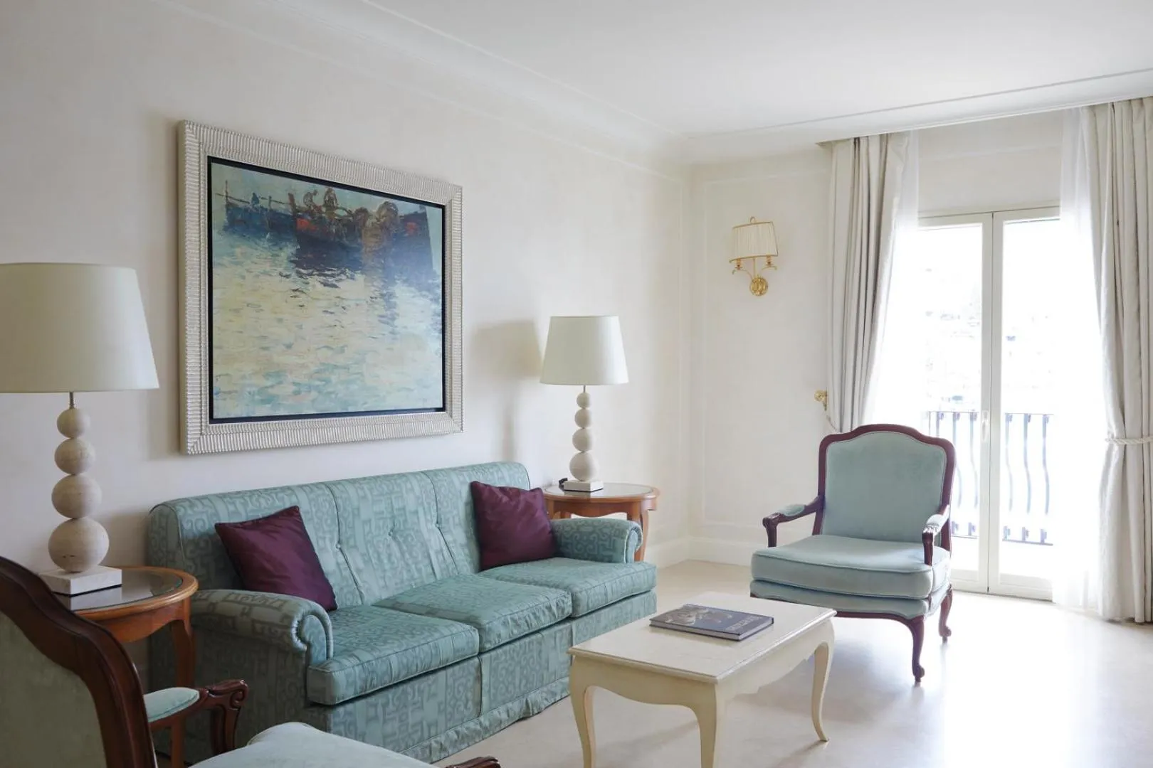 Living room in Villa Sant'Andrea, A Belmond Hotel, Taormina Mare