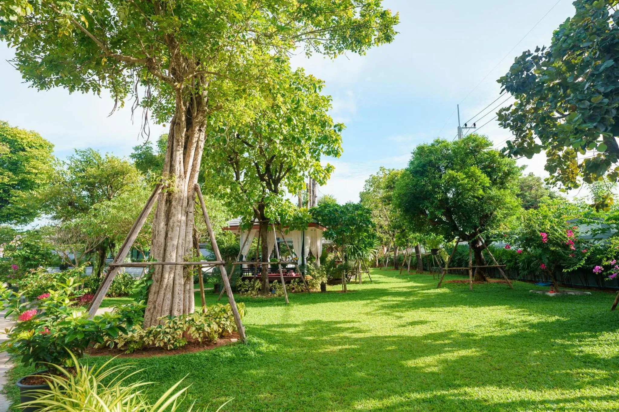 Garden in Baan Nern Khao Resort Pattaya