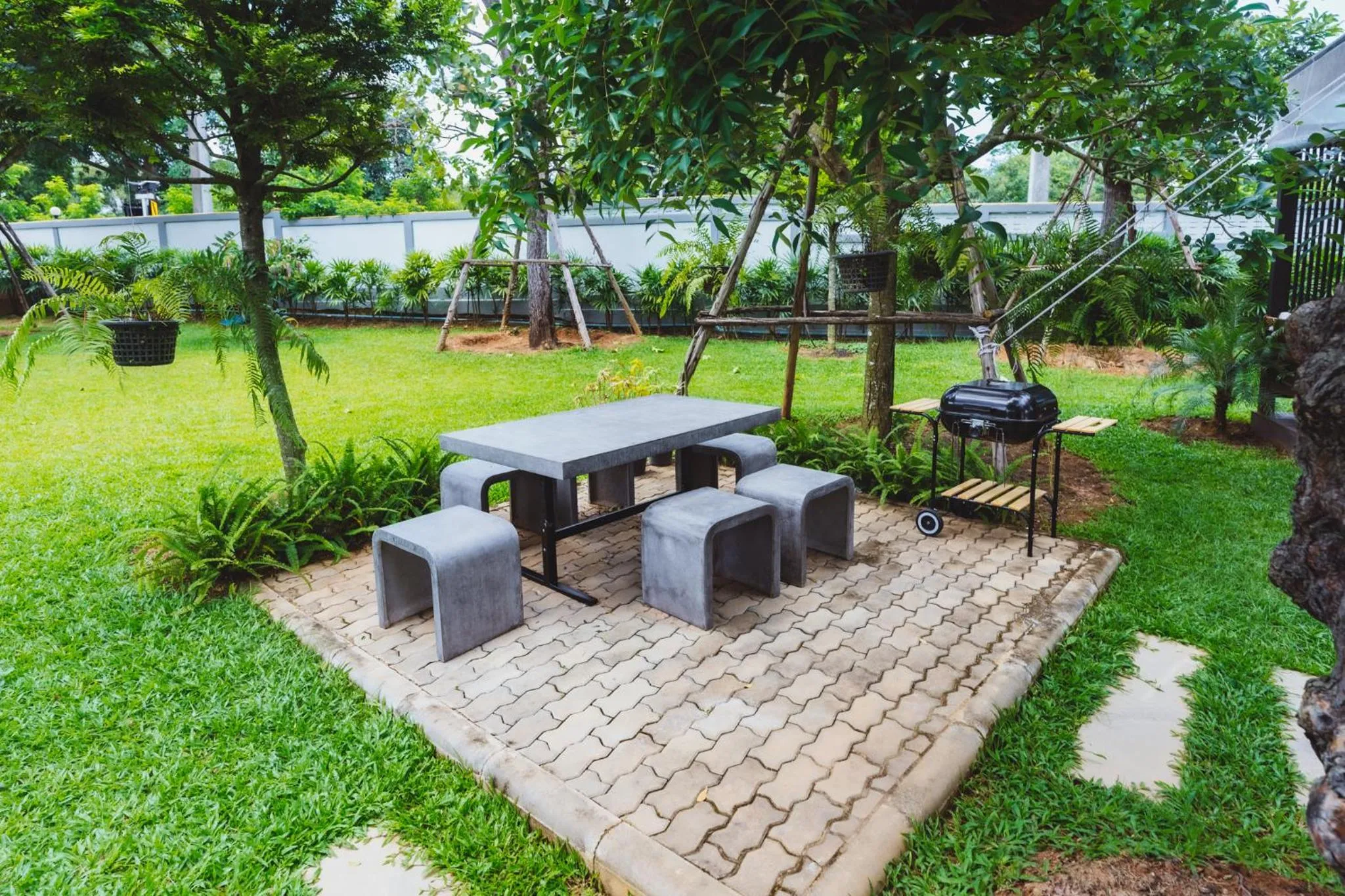 BBQ facilities in Baan Nern Khao Resort Pattaya
