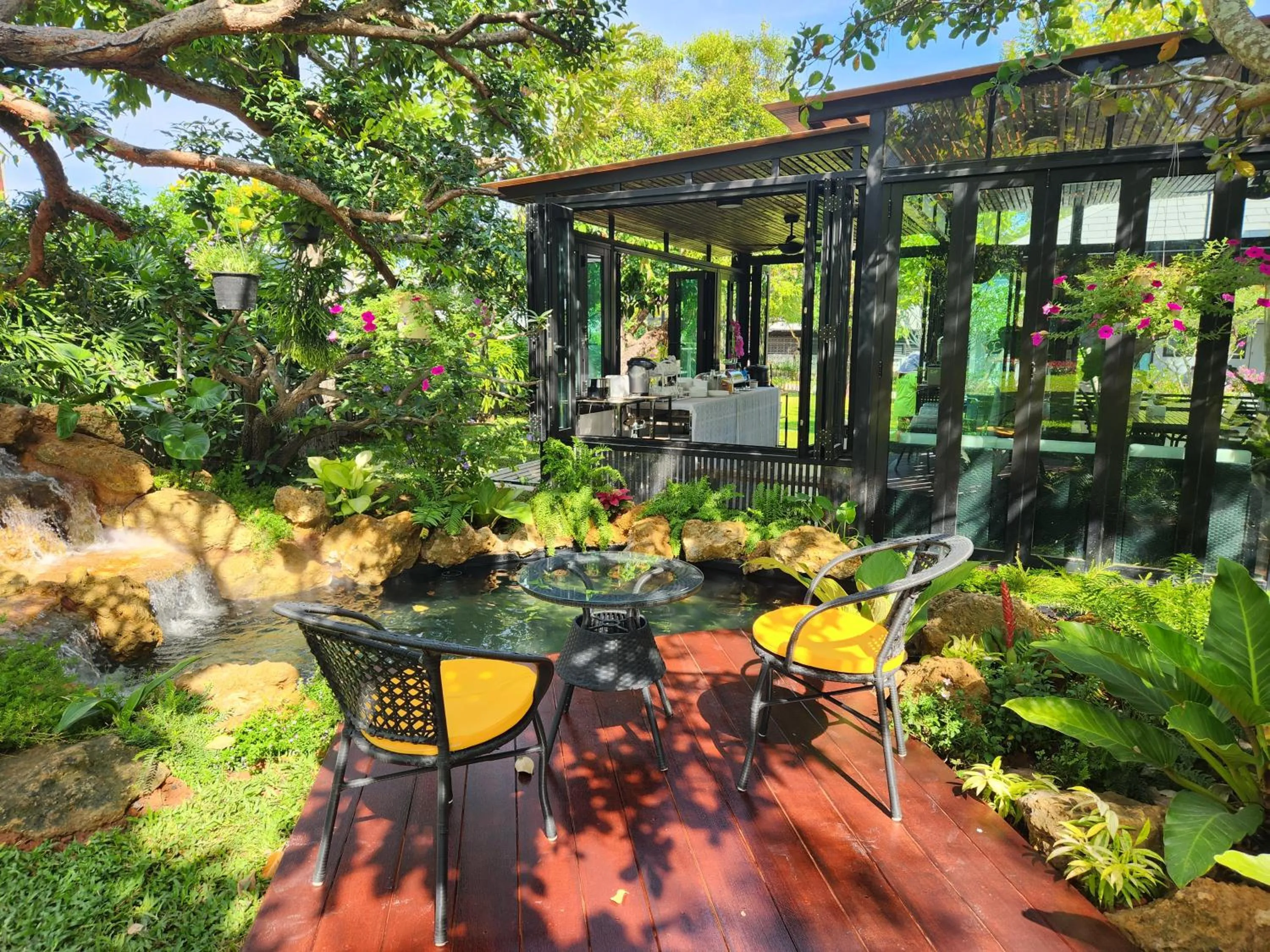 Balcony/Terrace in Baan Nern Khao Resort Pattaya