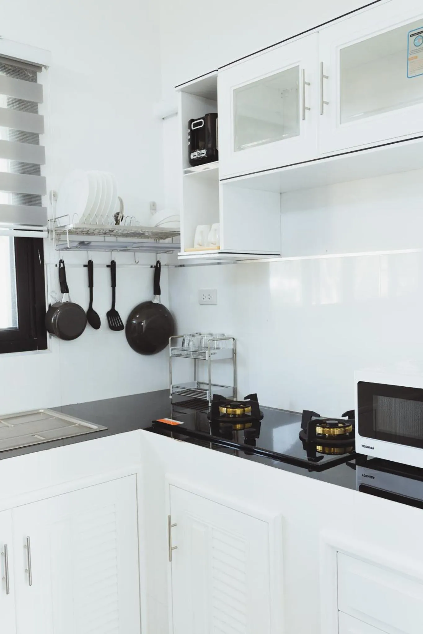 Kitchen or kitchenette in Baan Nern Khao Resort Pattaya