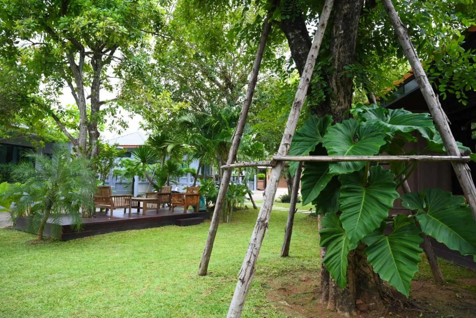 Garden view in Baan Nern Khao Resort Pattaya